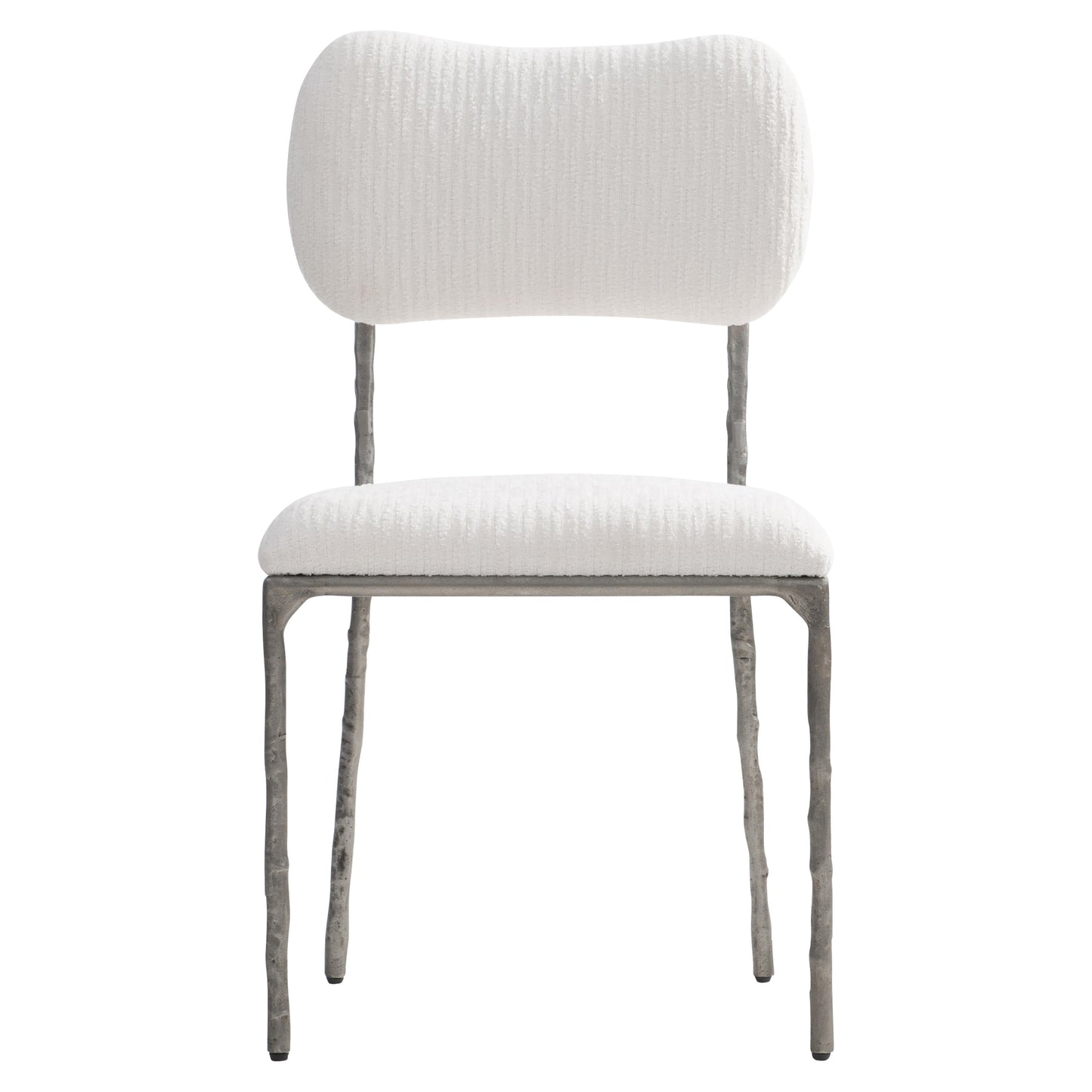 Perissa Graphite/White/Cream Outdoor Side Chair - Ornate Home