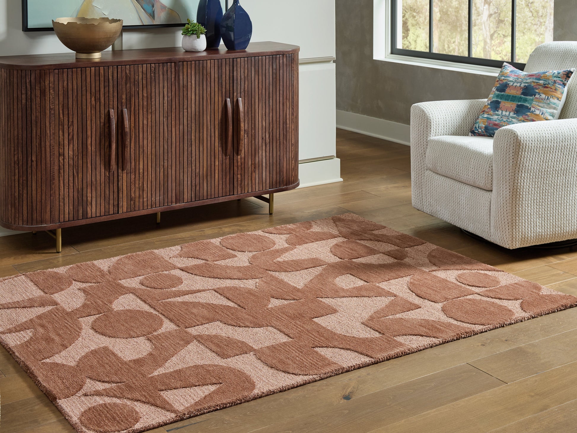 Perrenton Clay 8' x 10' Rug- Viva Furn