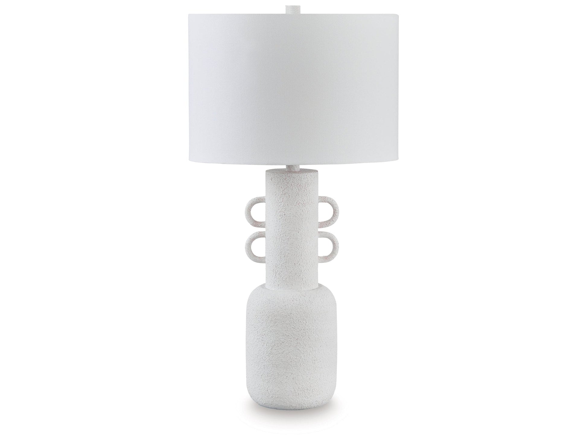 Perringhill Distressed White Table Lamp- Viva Furn