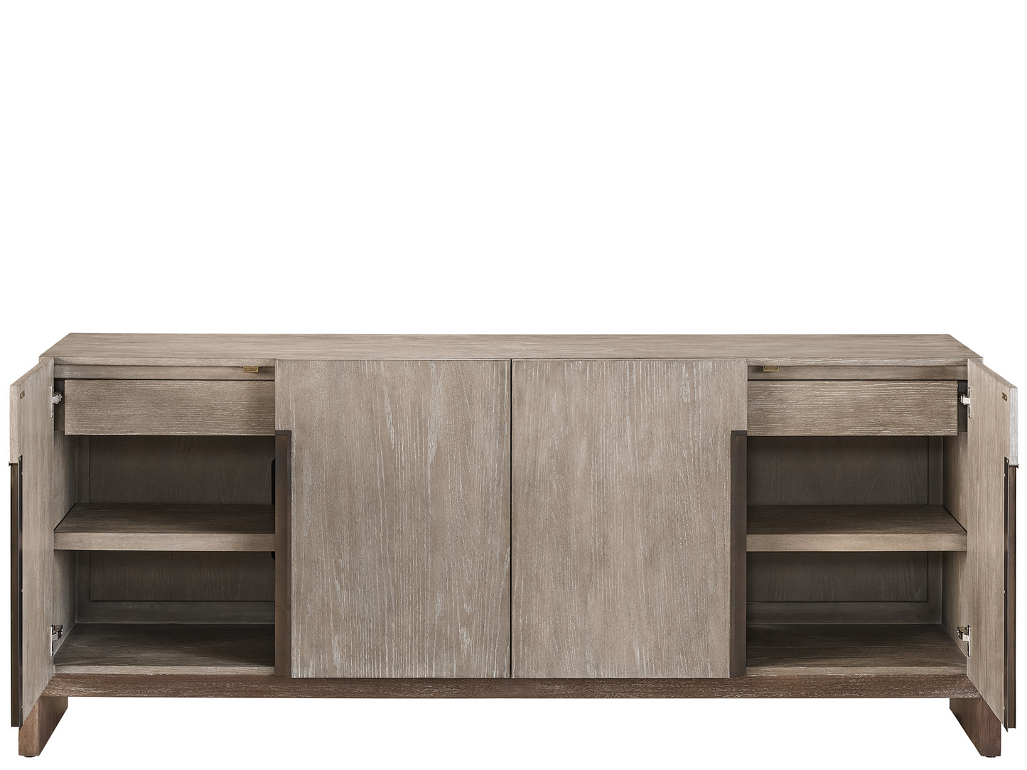 Pescadero Weathered Oak Credenza - Ornate Home