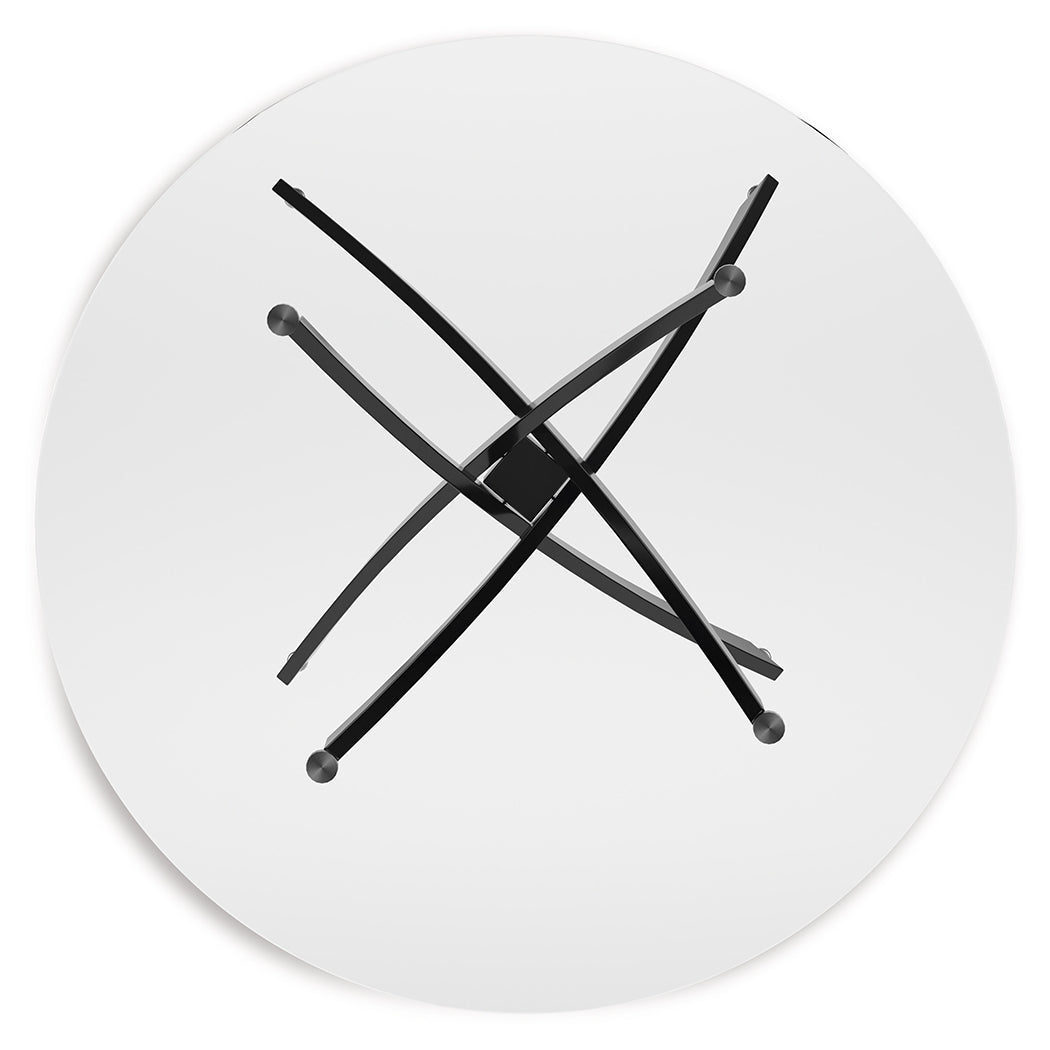 Pharwynn Black Dining Table- Viva Furn