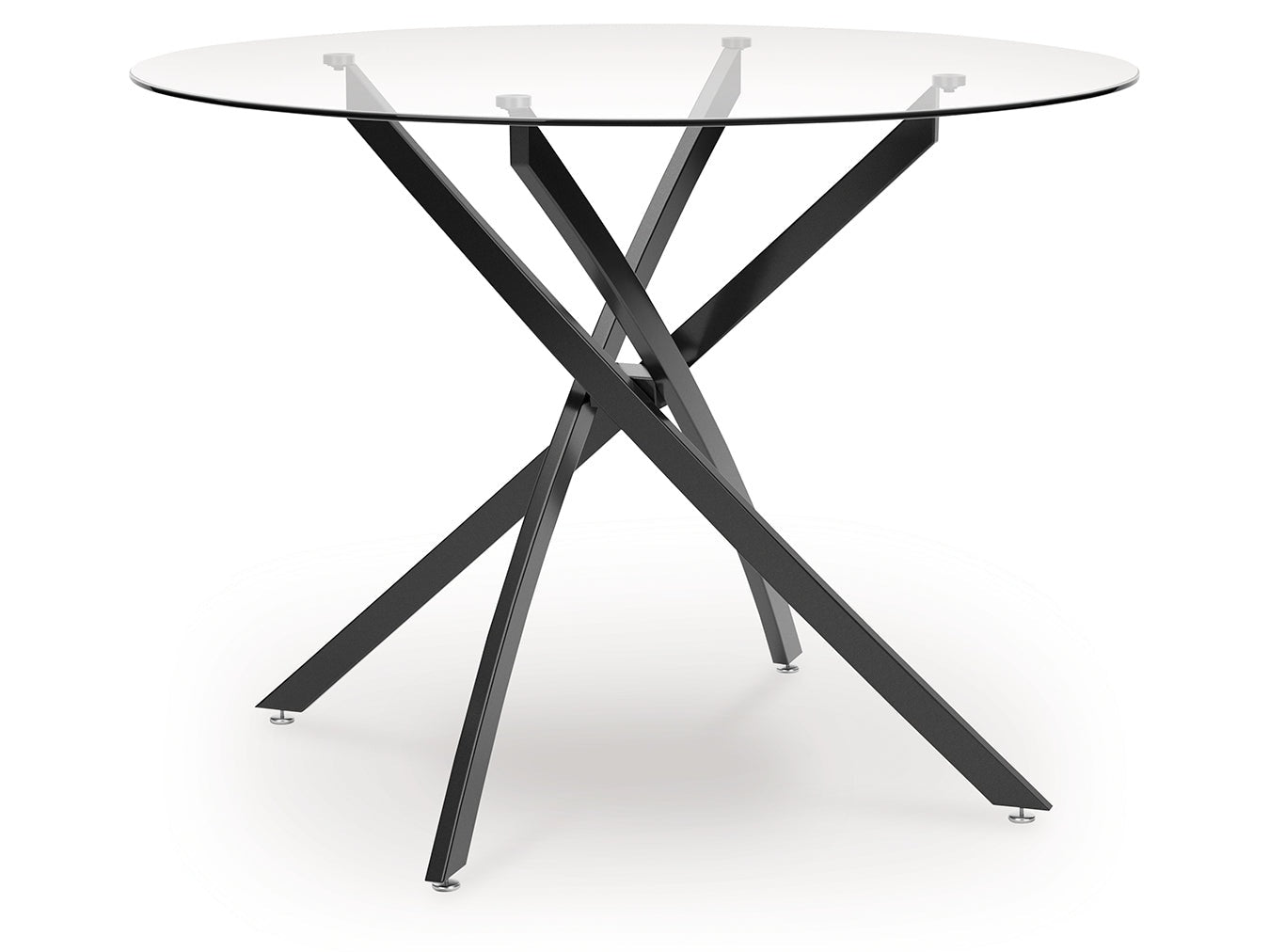 Pharwynn Black Dining Table- Viva Furn