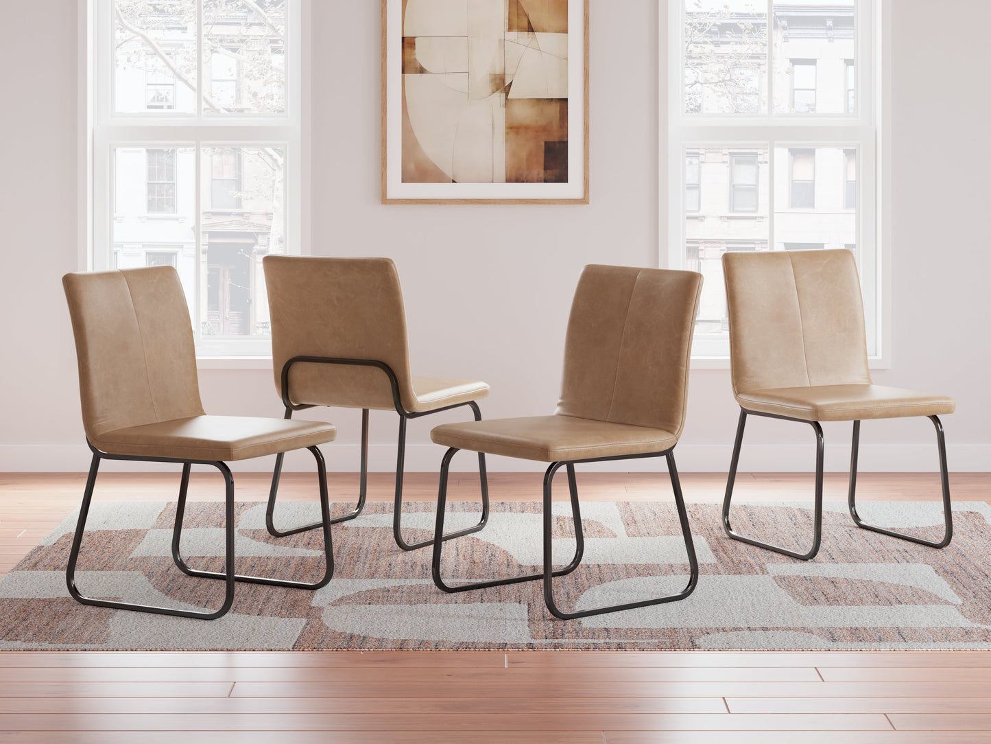 Pharwynn Multi Dining Chair (Set of 4)- Viva Furn