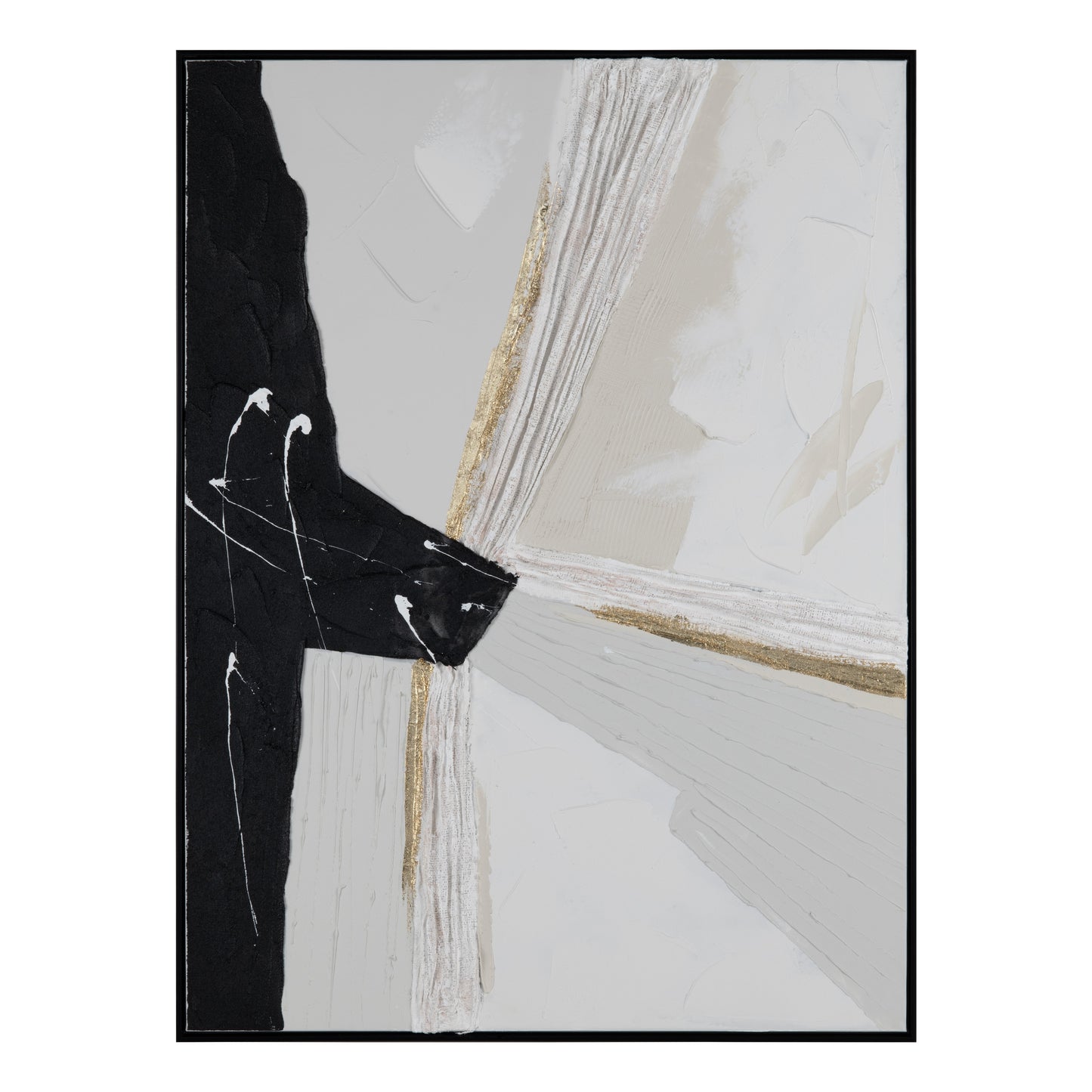 Phelps White/Black Canvas - Ornate Home