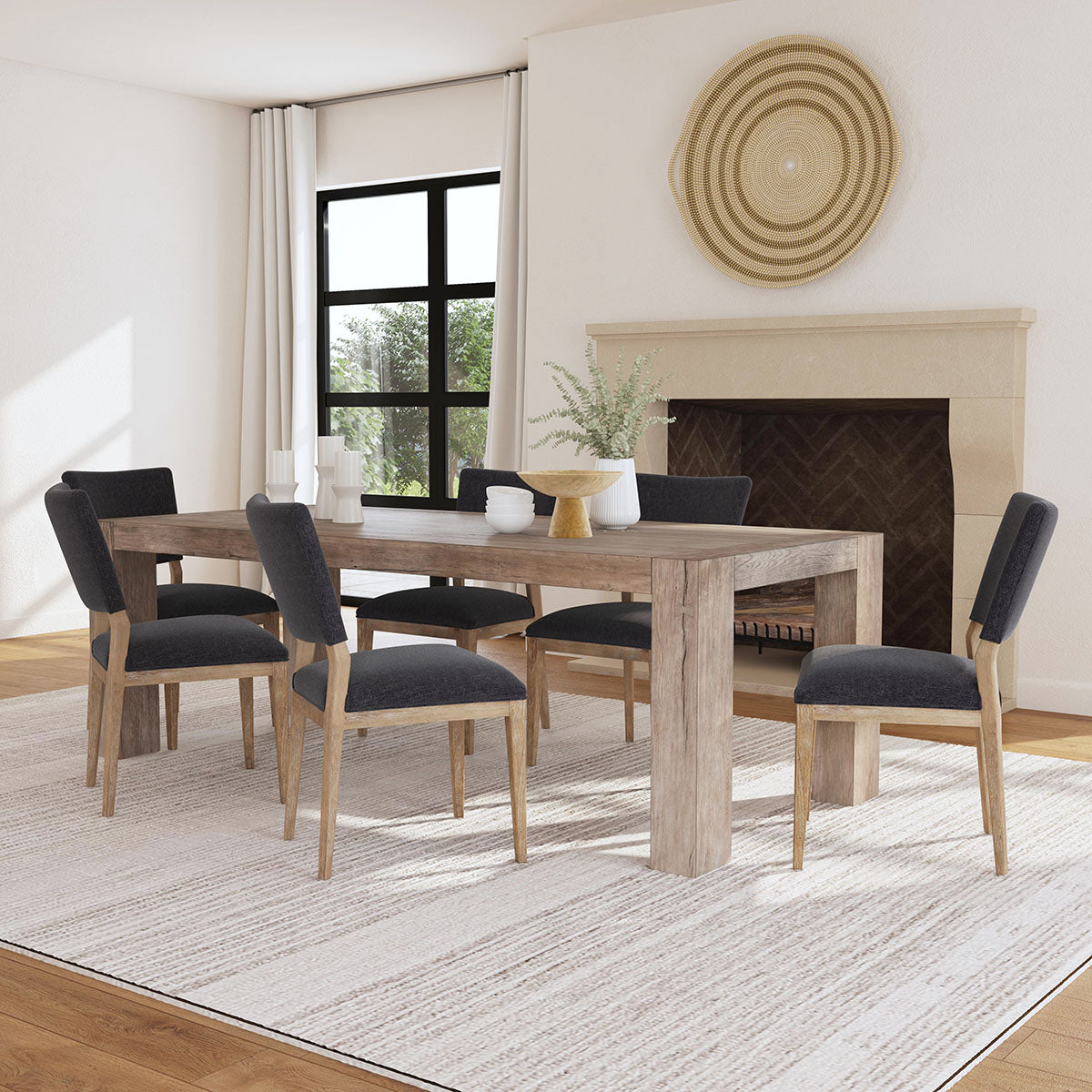 Phillip Gray Upholstered Dining Chair (Set of 2) - Ornate Home