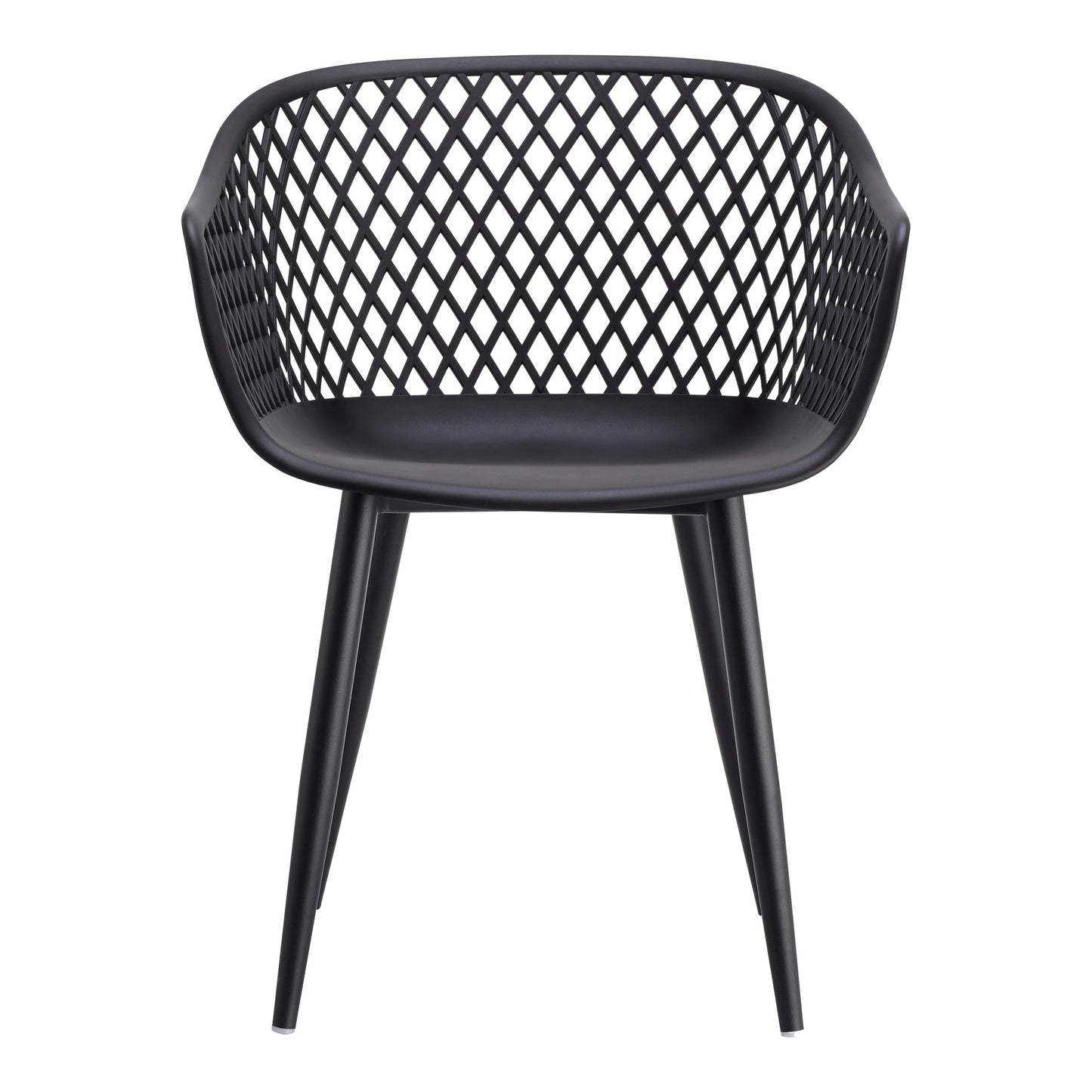 Piazza Black Outdoor Chair (Set of 2) - Ornate Home