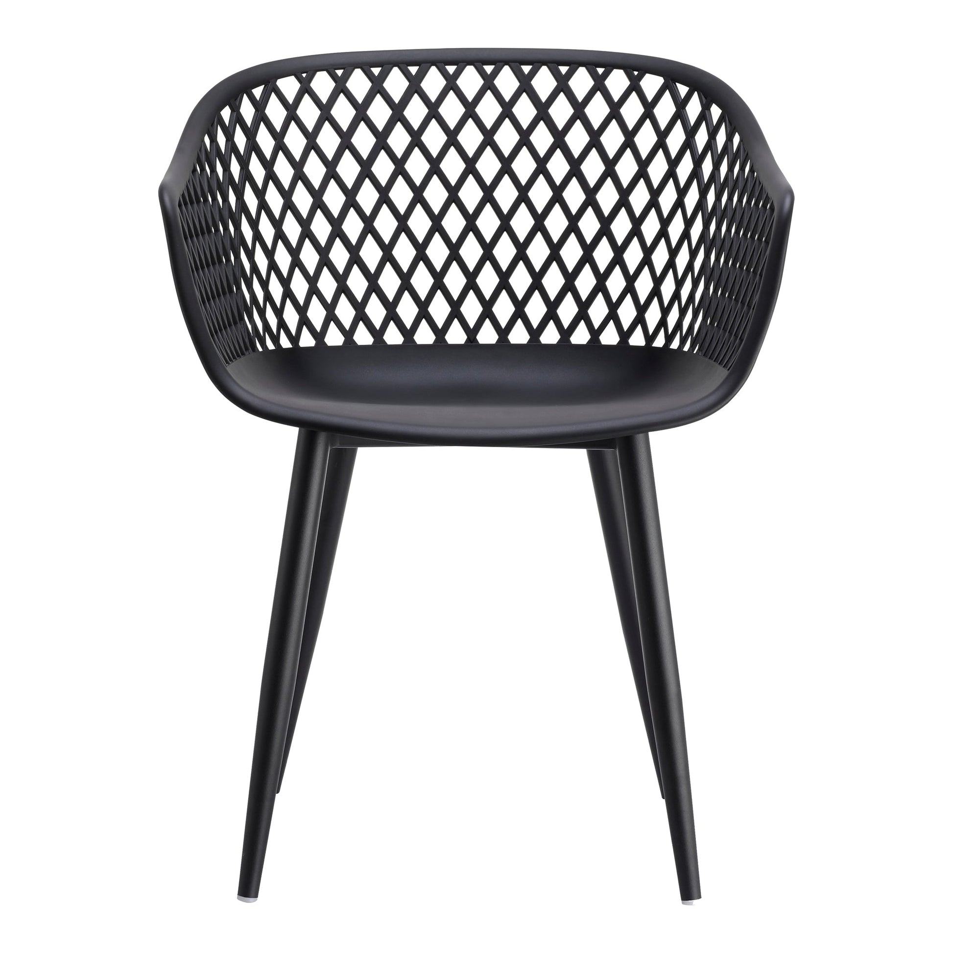Piazza Black Outdoor Chair (Set of 2) - Ornate Home