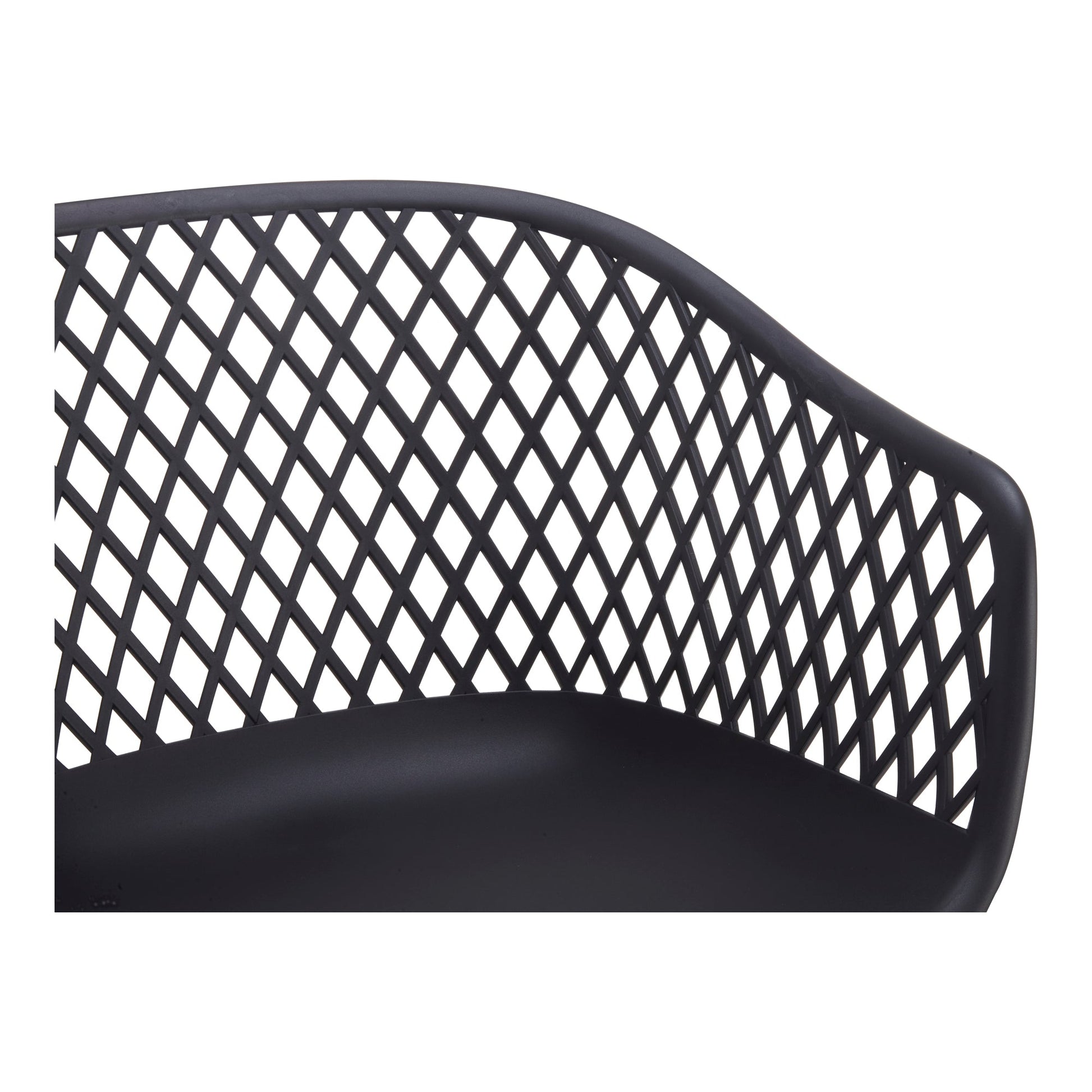 Piazza Black Outdoor Chair (Set of 2) - Ornate Home