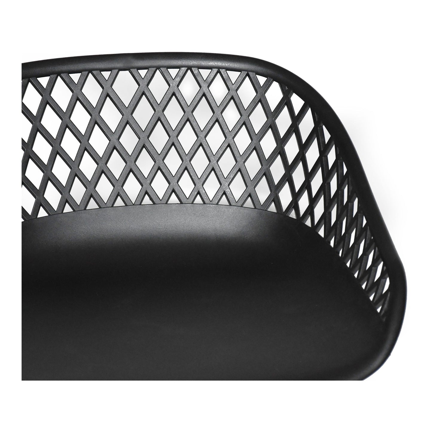 Piazza Black Outdoor Counter Stool (Set of 2) - Ornate Home