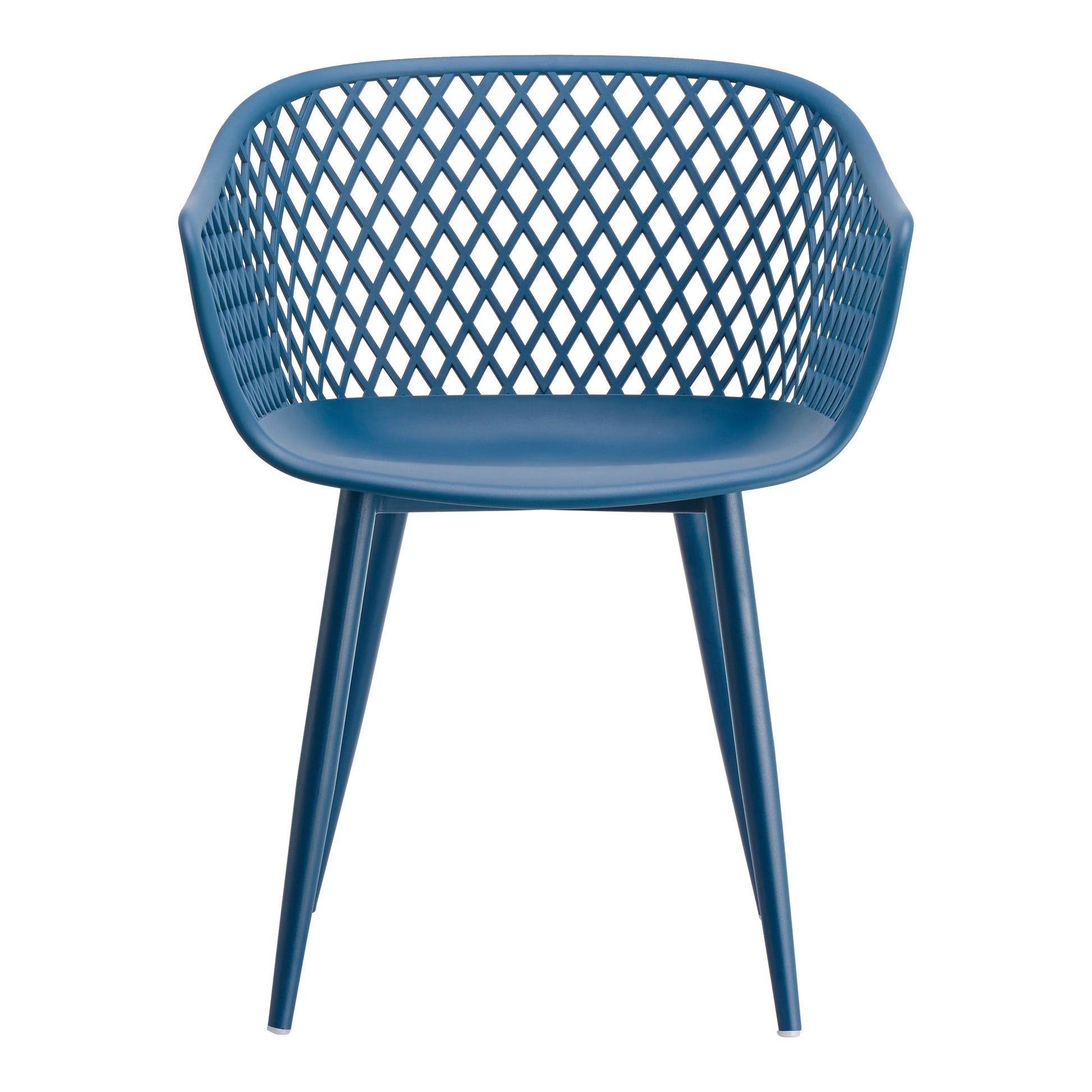 Piazza Blue Outdoor Chair (Set of 2) - Ornate Home