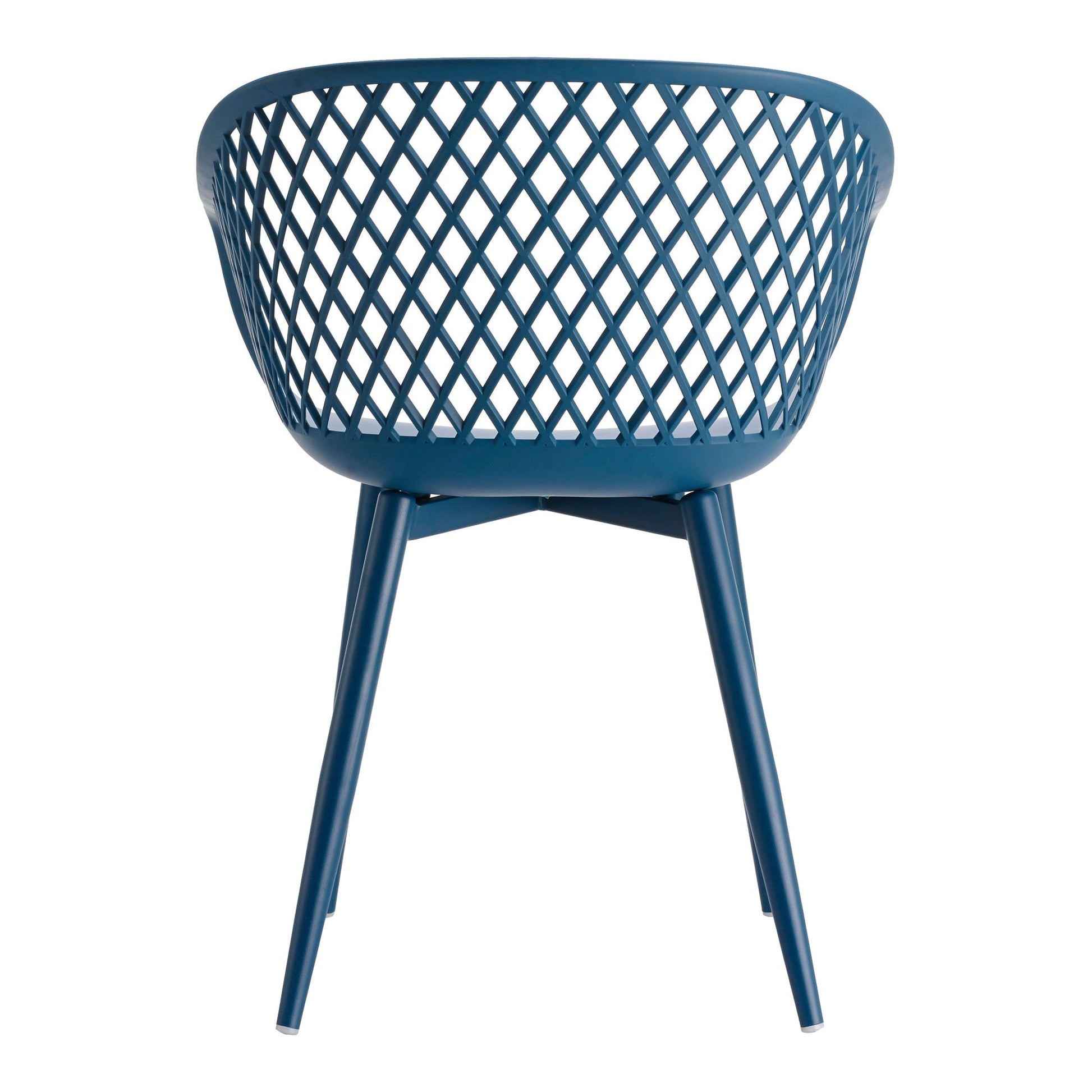 Piazza Blue Outdoor Chair (Set of 2) - Ornate Home
