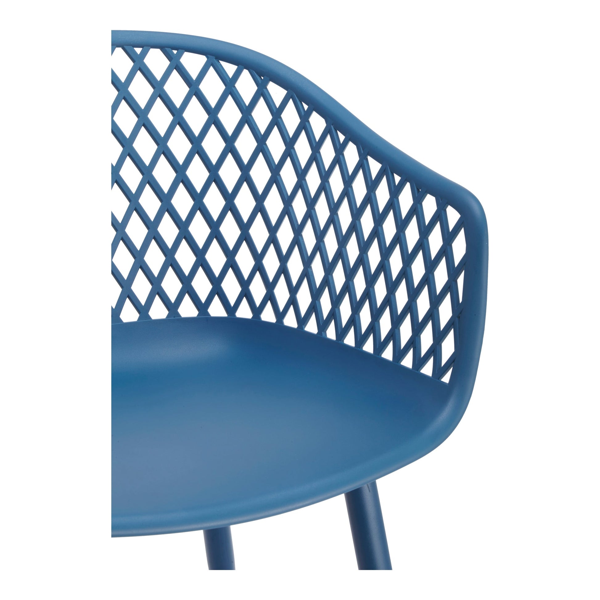 Piazza Blue Outdoor Chair (Set of 2) - Ornate Home