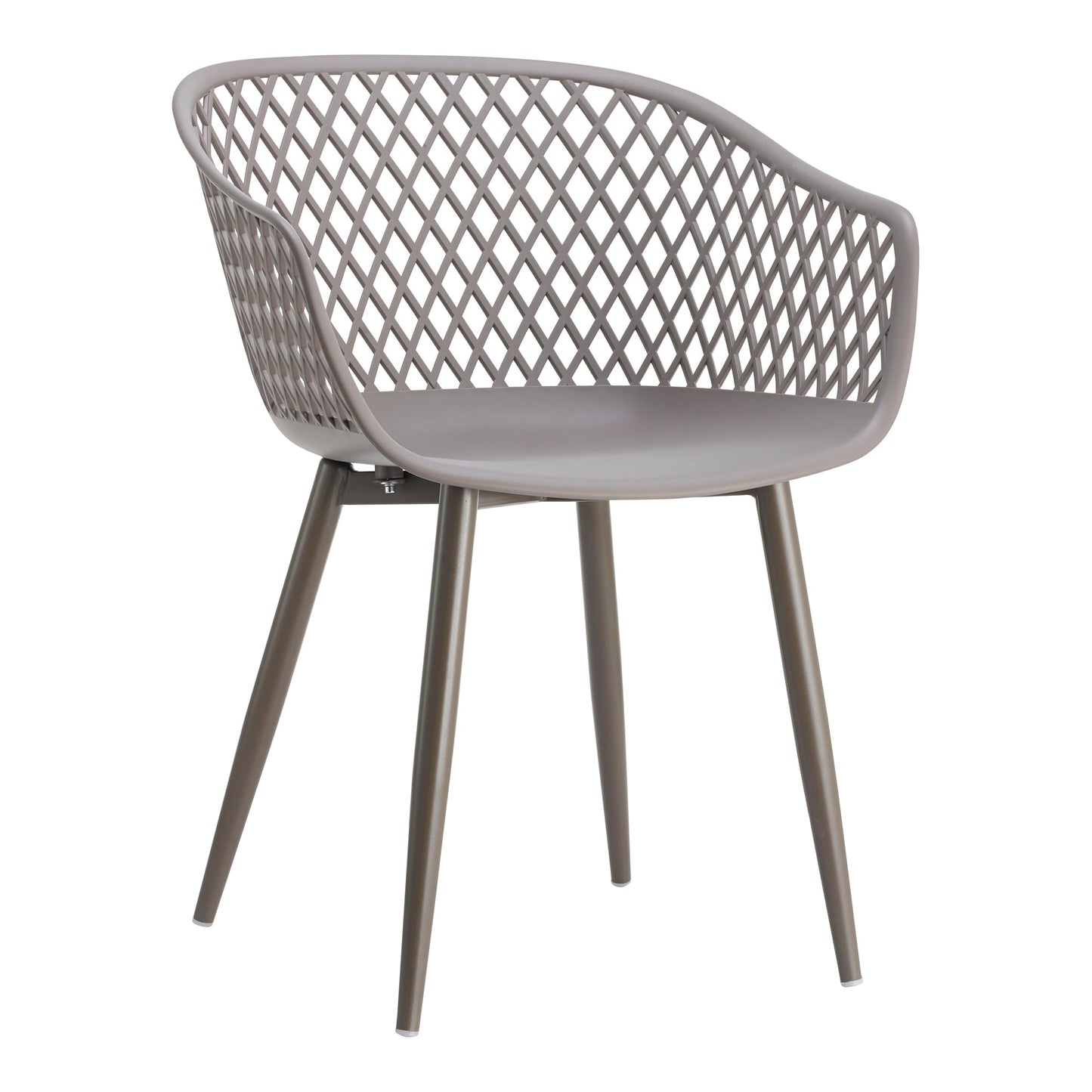 Piazza Grey Outdoor Chair (Set of 2) - Ornate Home
