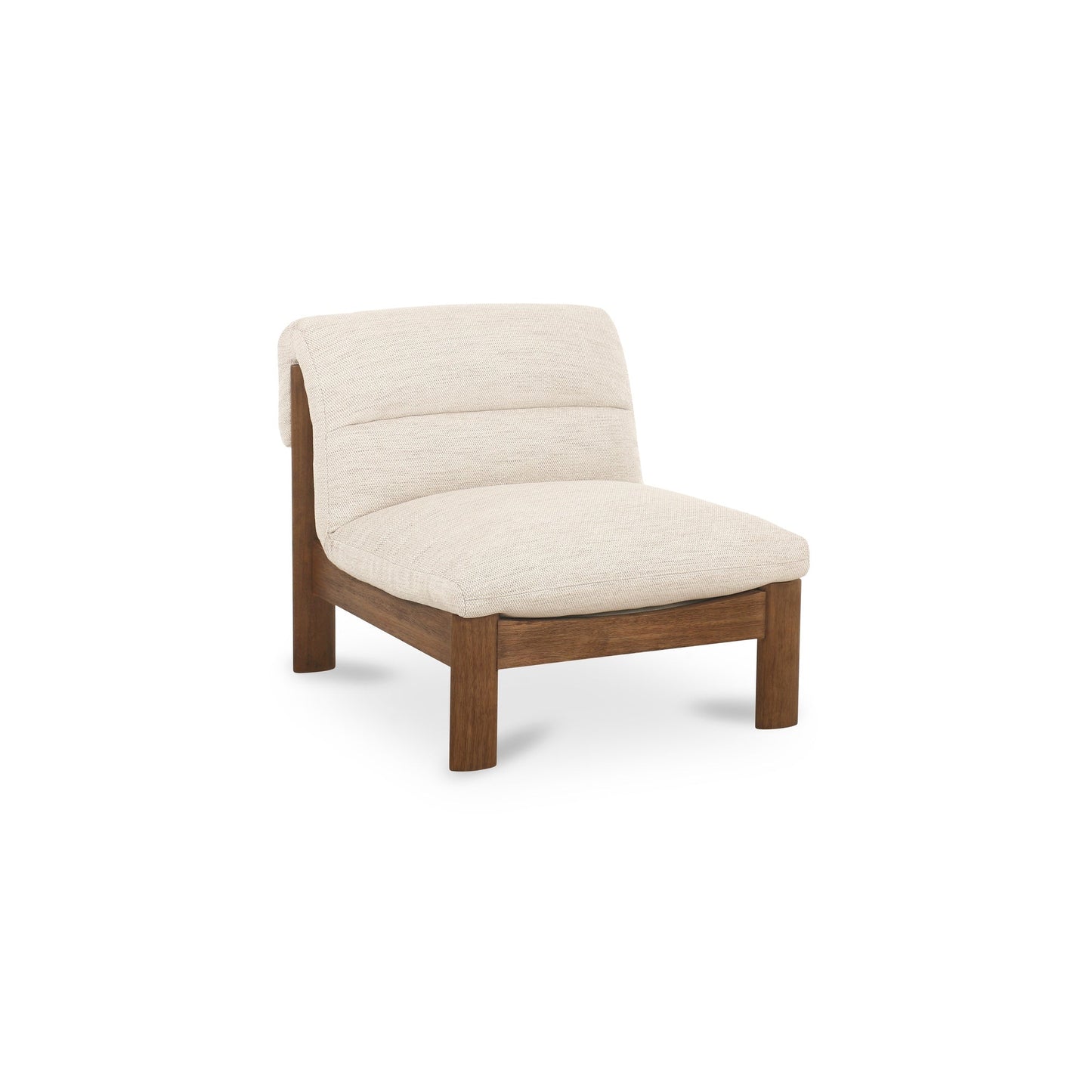 Pierce Flecked Beige Accent Chair - Ornate Home