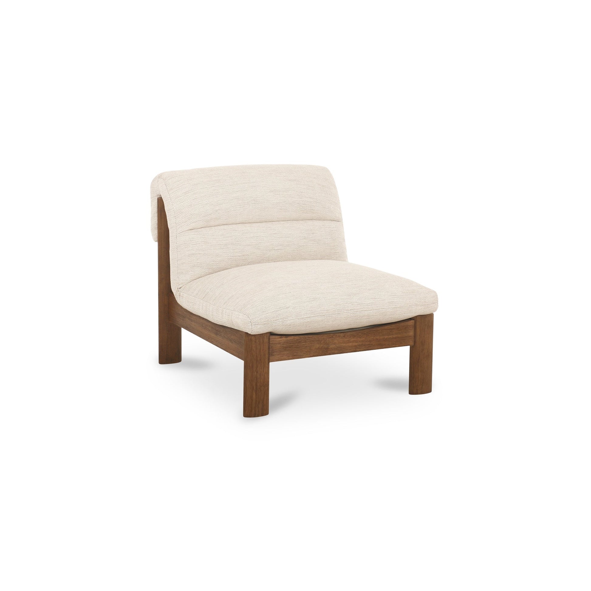Pierce Flecked Beige Accent Chair - Ornate Home