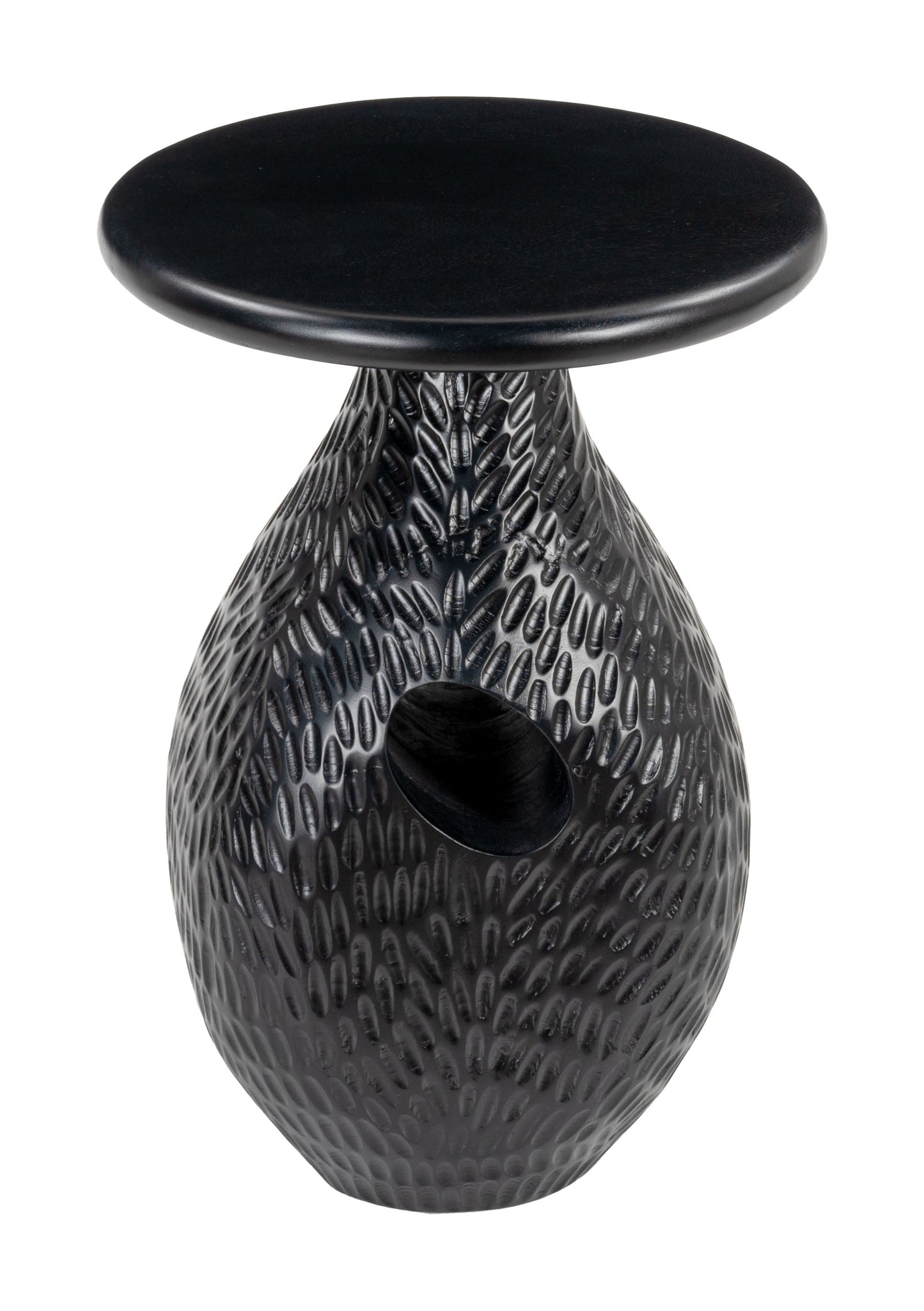 Piho Black Side Table - Ornate Home