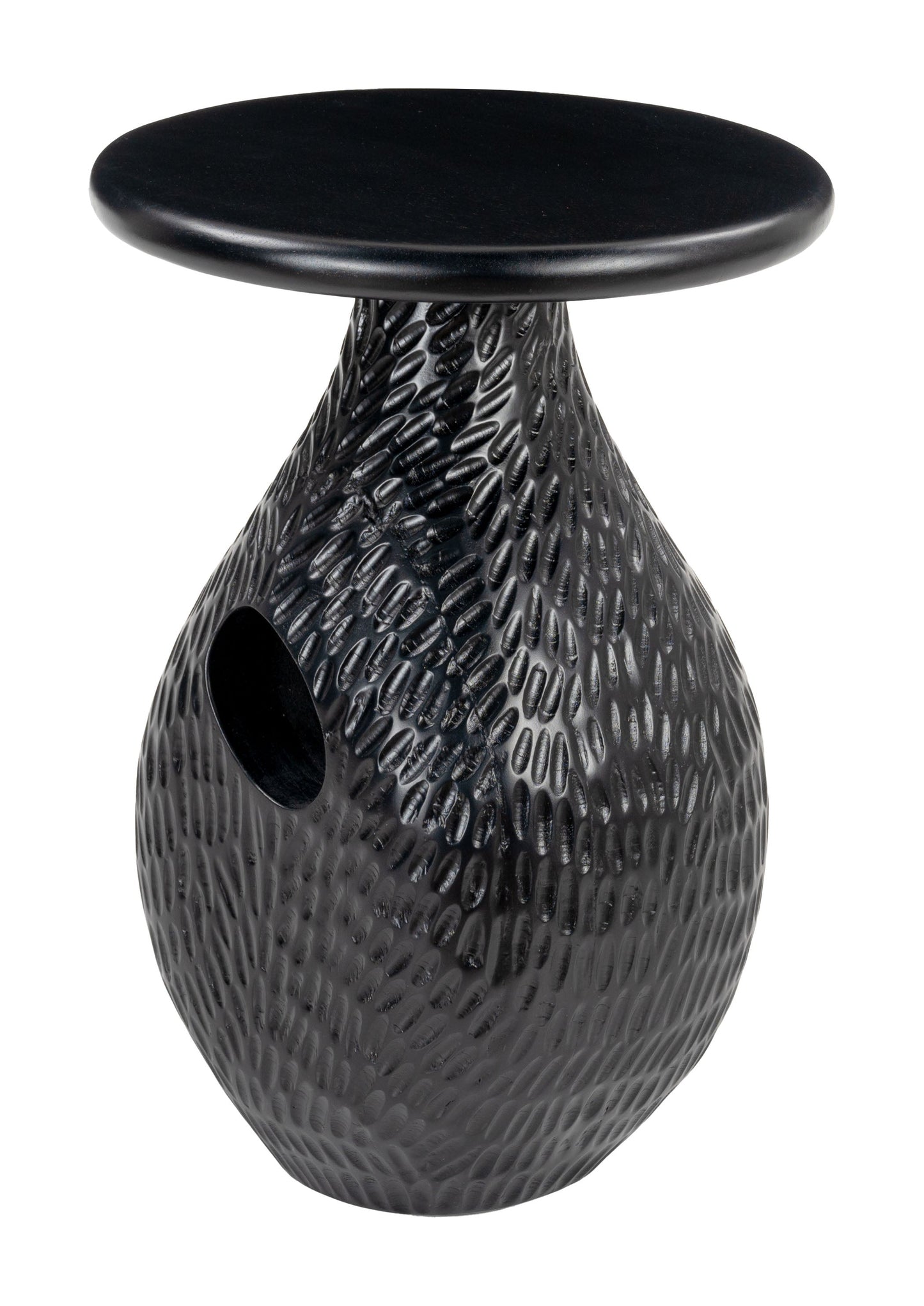 Piho Black Side Table - Ornate Home