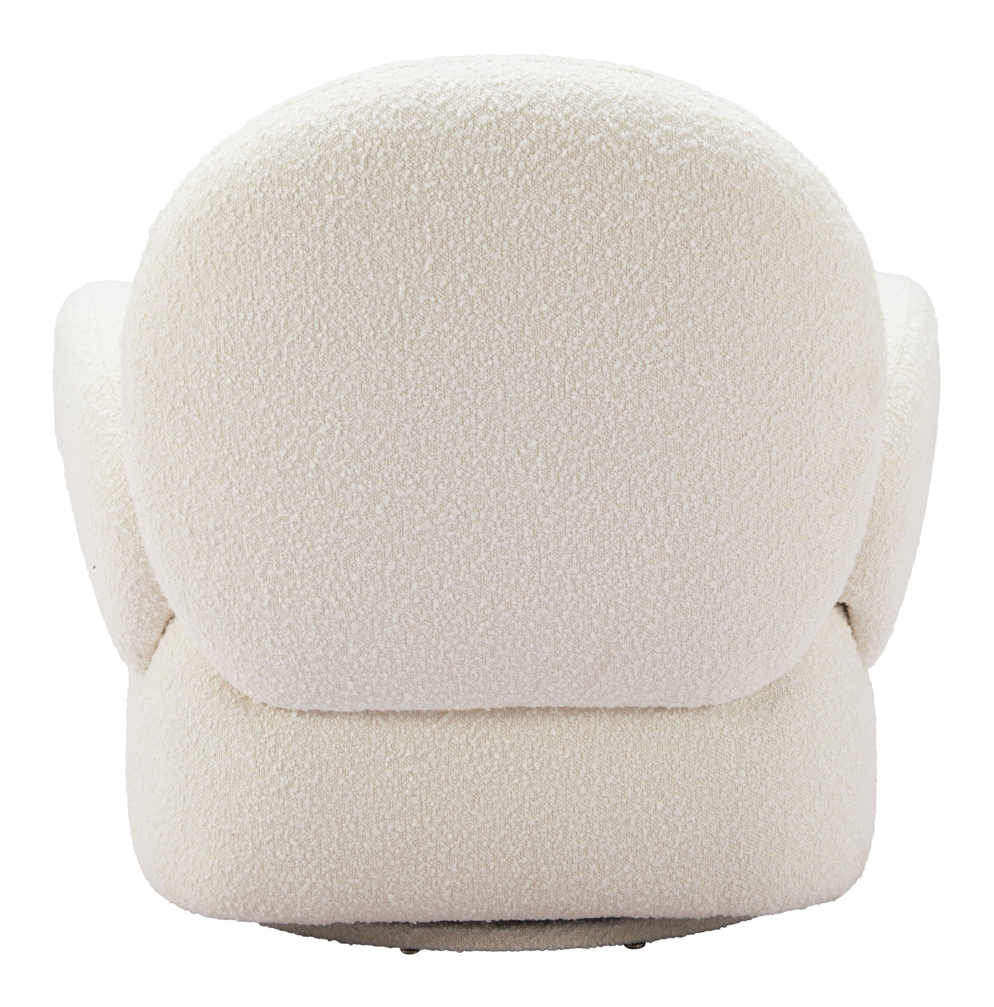 Pilka White Swivel Chair - Ornate Home