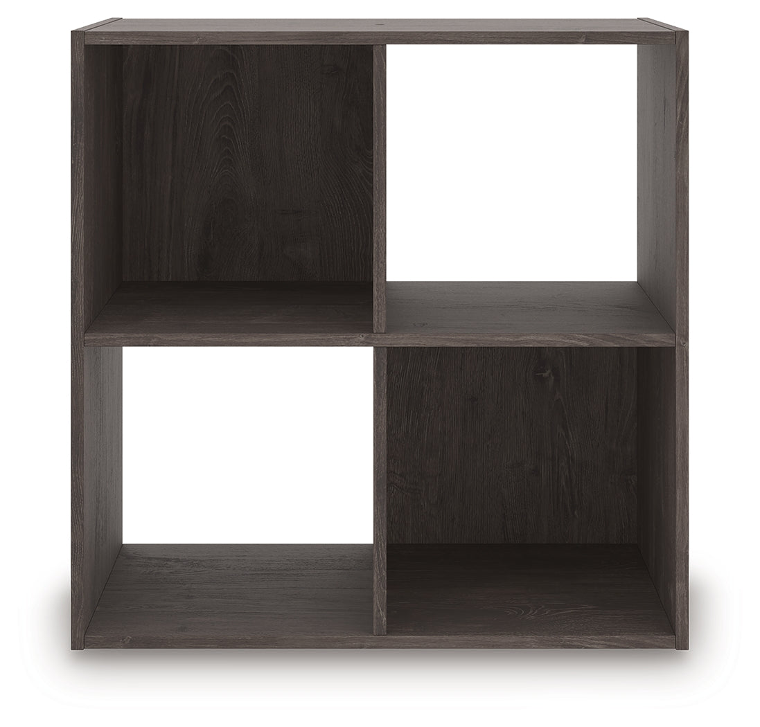 Piperton Charcoal Four Cube Organizer- Viva Furn
