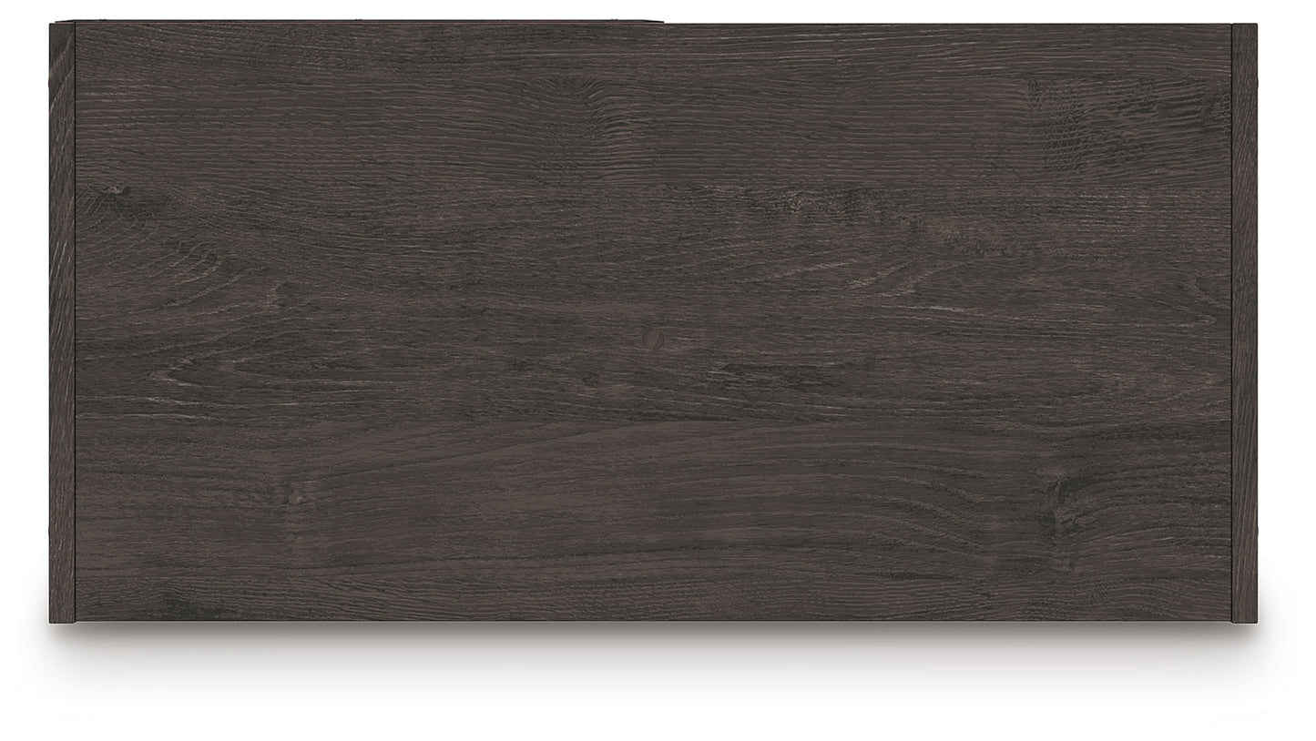 Piperton Charcoal Four Cube Organizer- Viva Furn