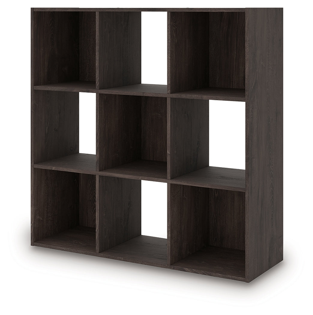 Piperton Charcoal Nine Cube Organizer- Viva Furn