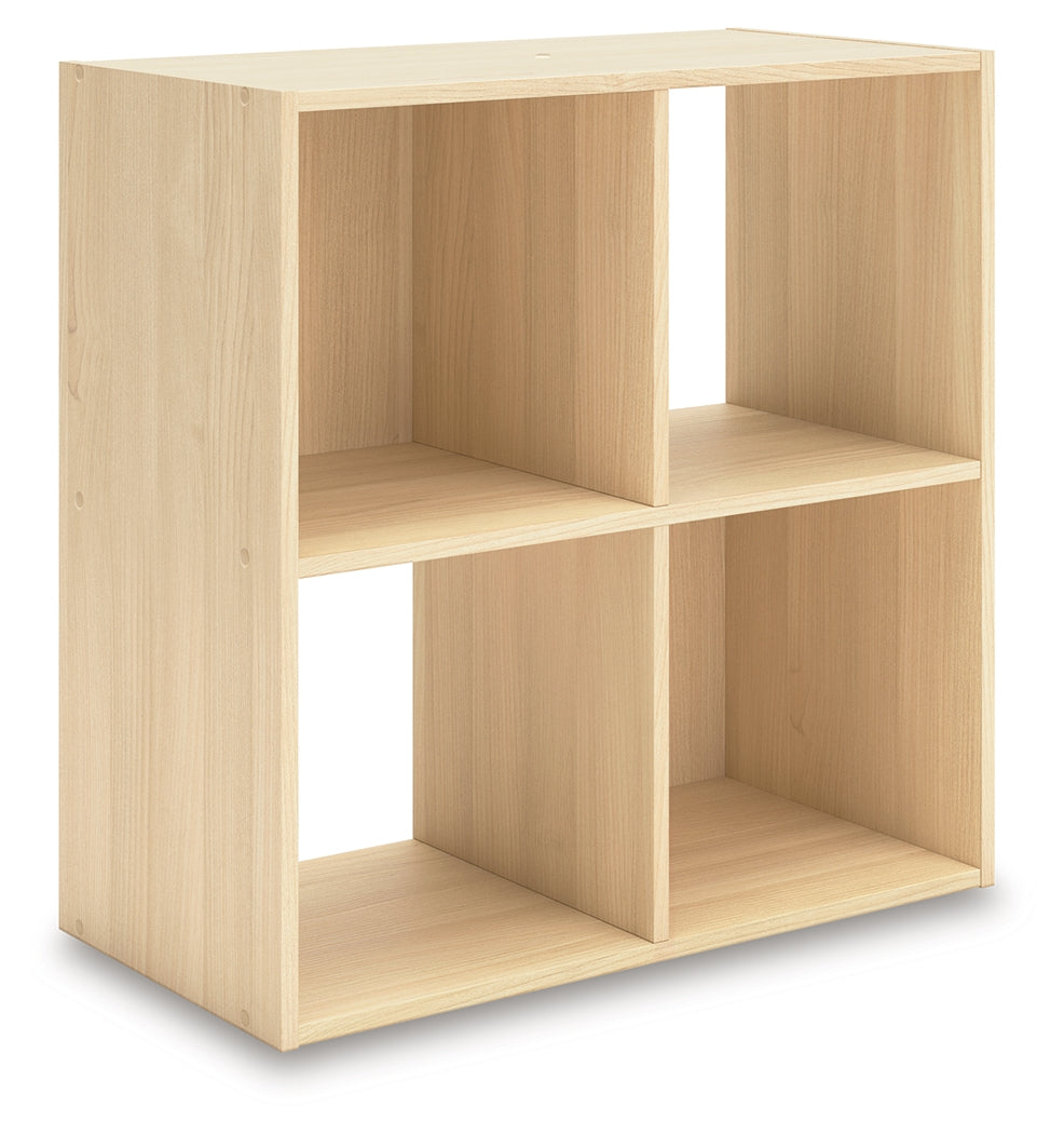 Piperton Tan Four Cube Organizer- Viva Furn