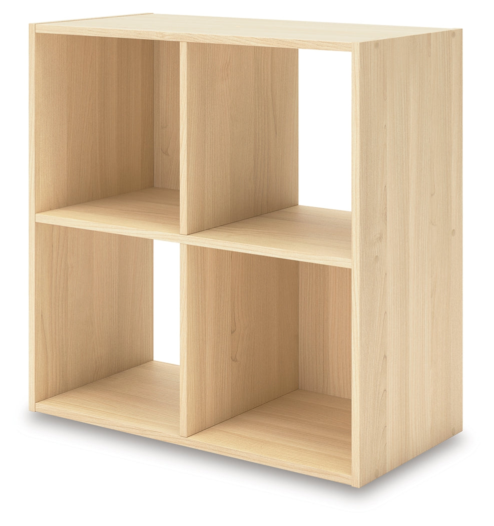 Piperton Tan Four Cube Organizer- Viva Furn