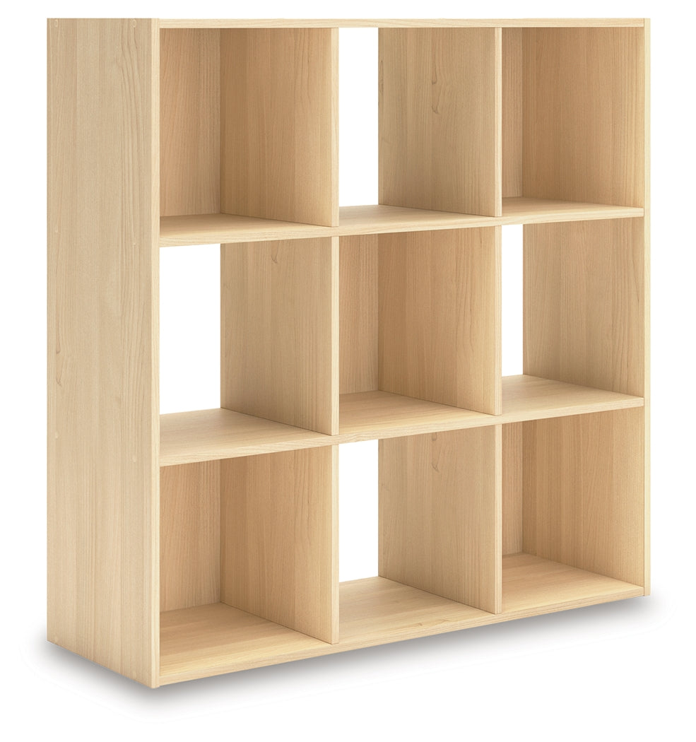 Piperton Tan Nine Cube Organizer- Viva Furn