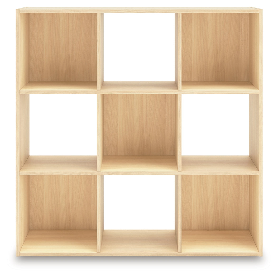 Piperton Tan Nine Cube Organizer- Viva Furn