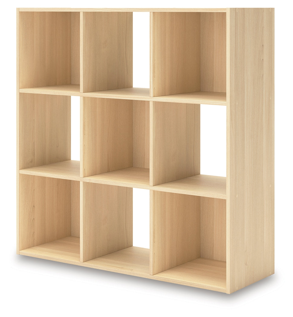 Piperton Tan Nine Cube Organizer- Viva Furn