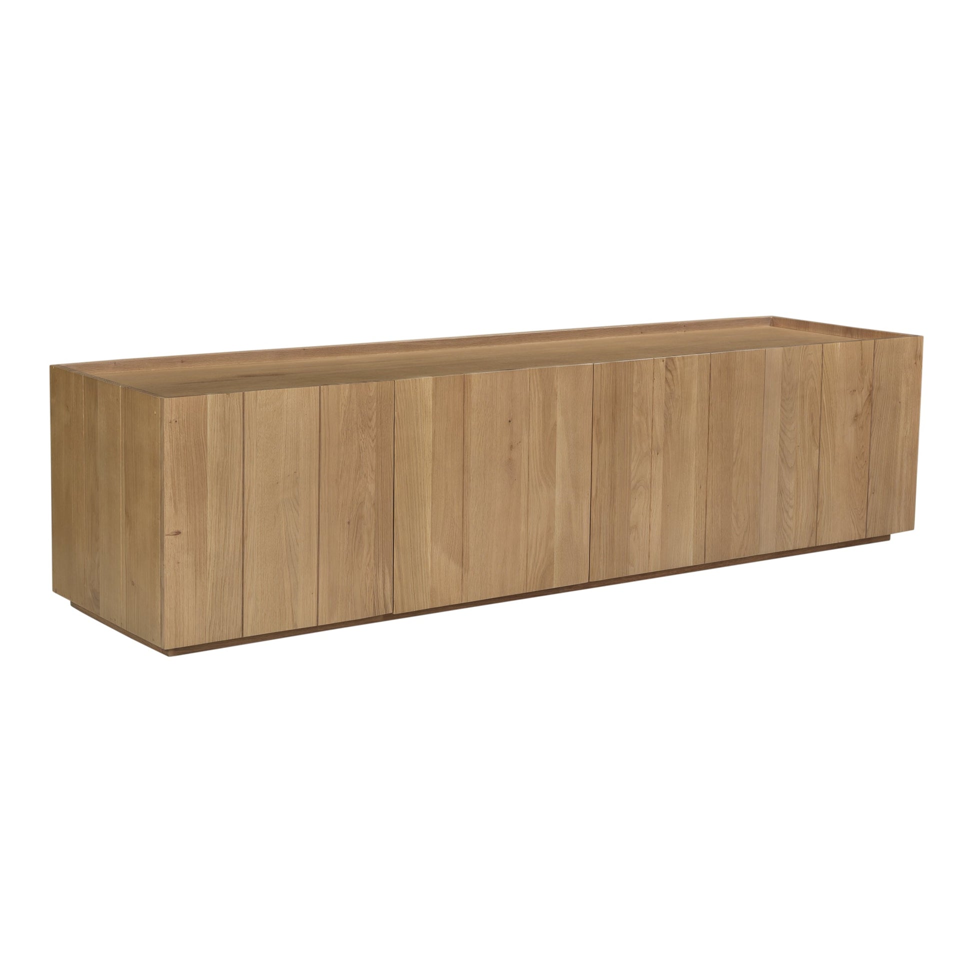 Plank Natural Media Cabinet - Ornate Home