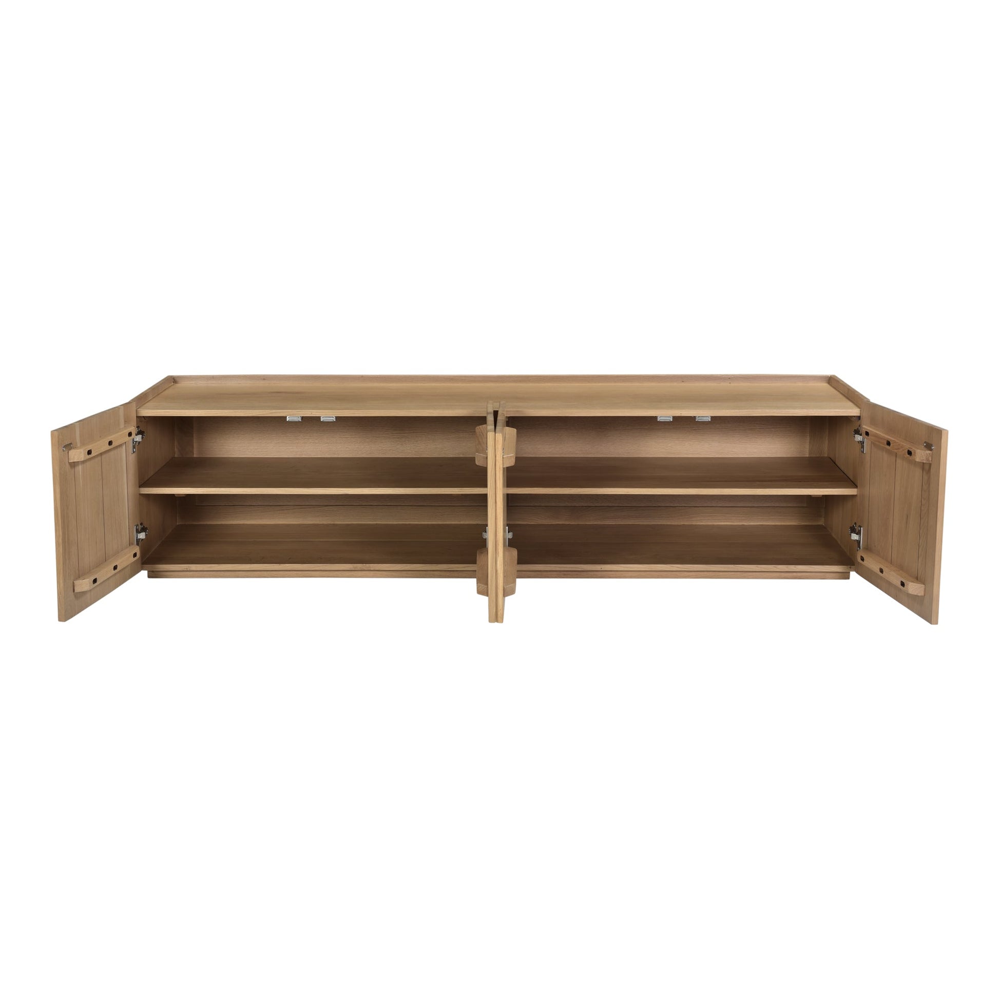 Plank Natural Media Cabinet - Ornate Home