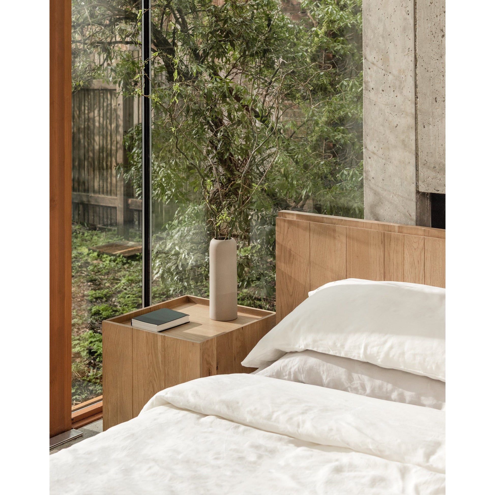 Plank Natural Nightstand - Ornate Home
