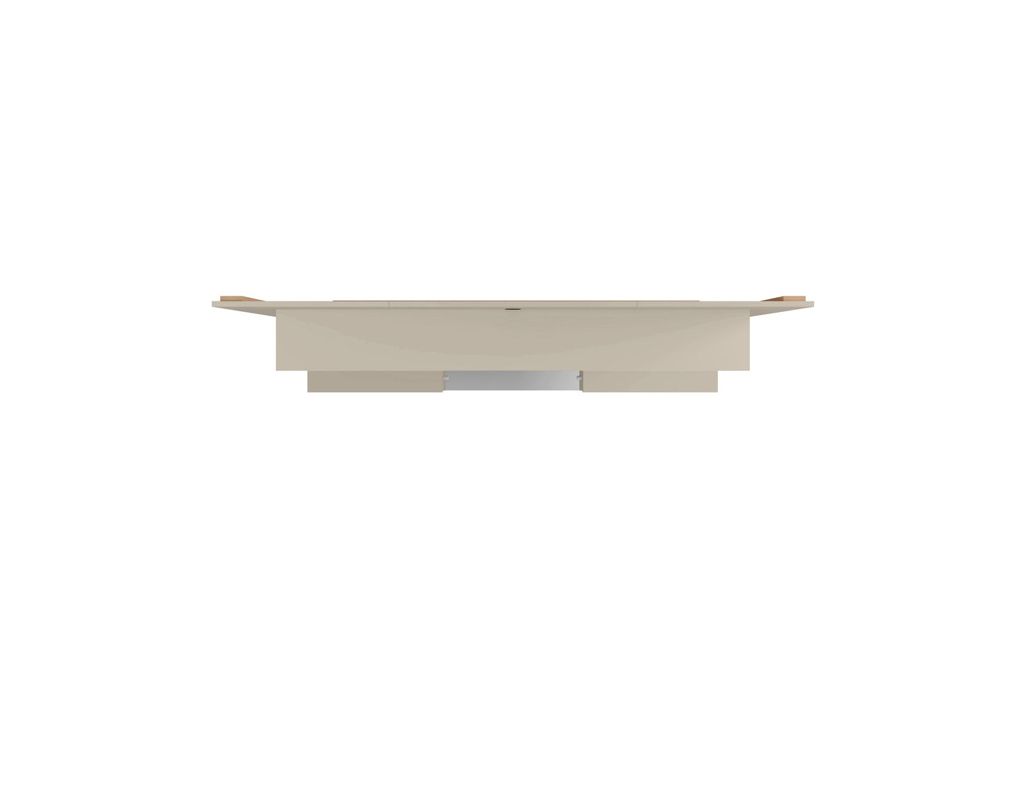 Plaza 64.25 Floating Entertainment Center in Off White - Ornate Home