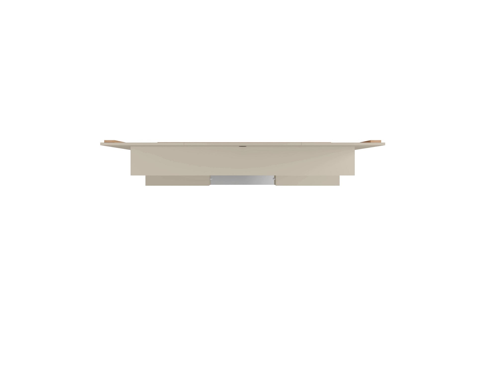 Plaza 64.25 Floating Entertainment Center in Off White - Ornate Home