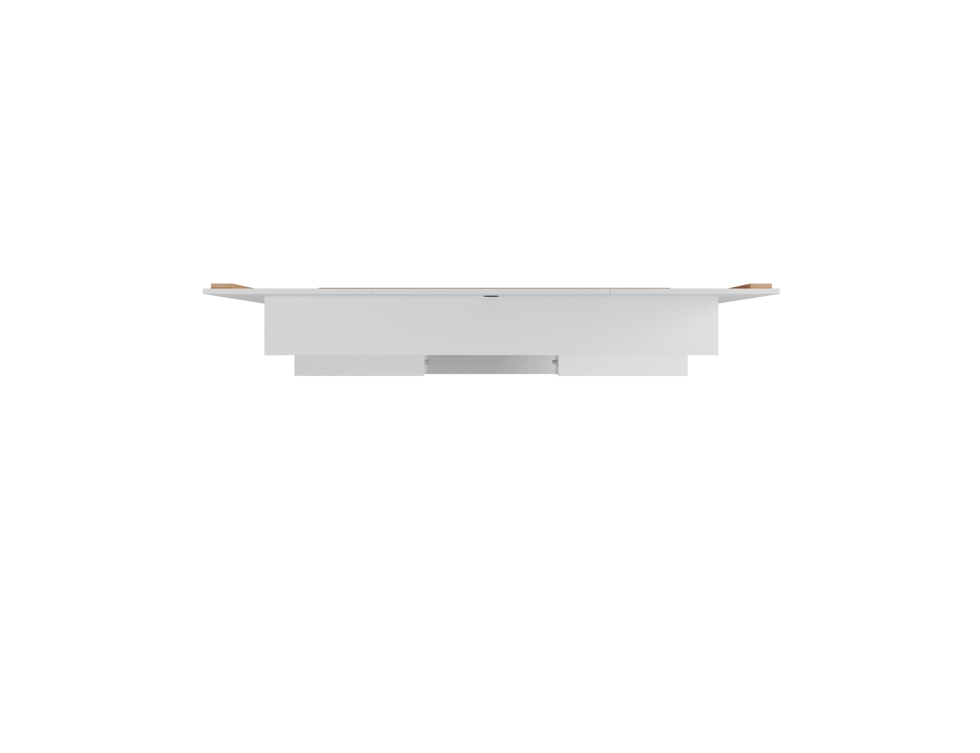 Plaza 64.25 Floating Entertainment Center in White - Ornate Home