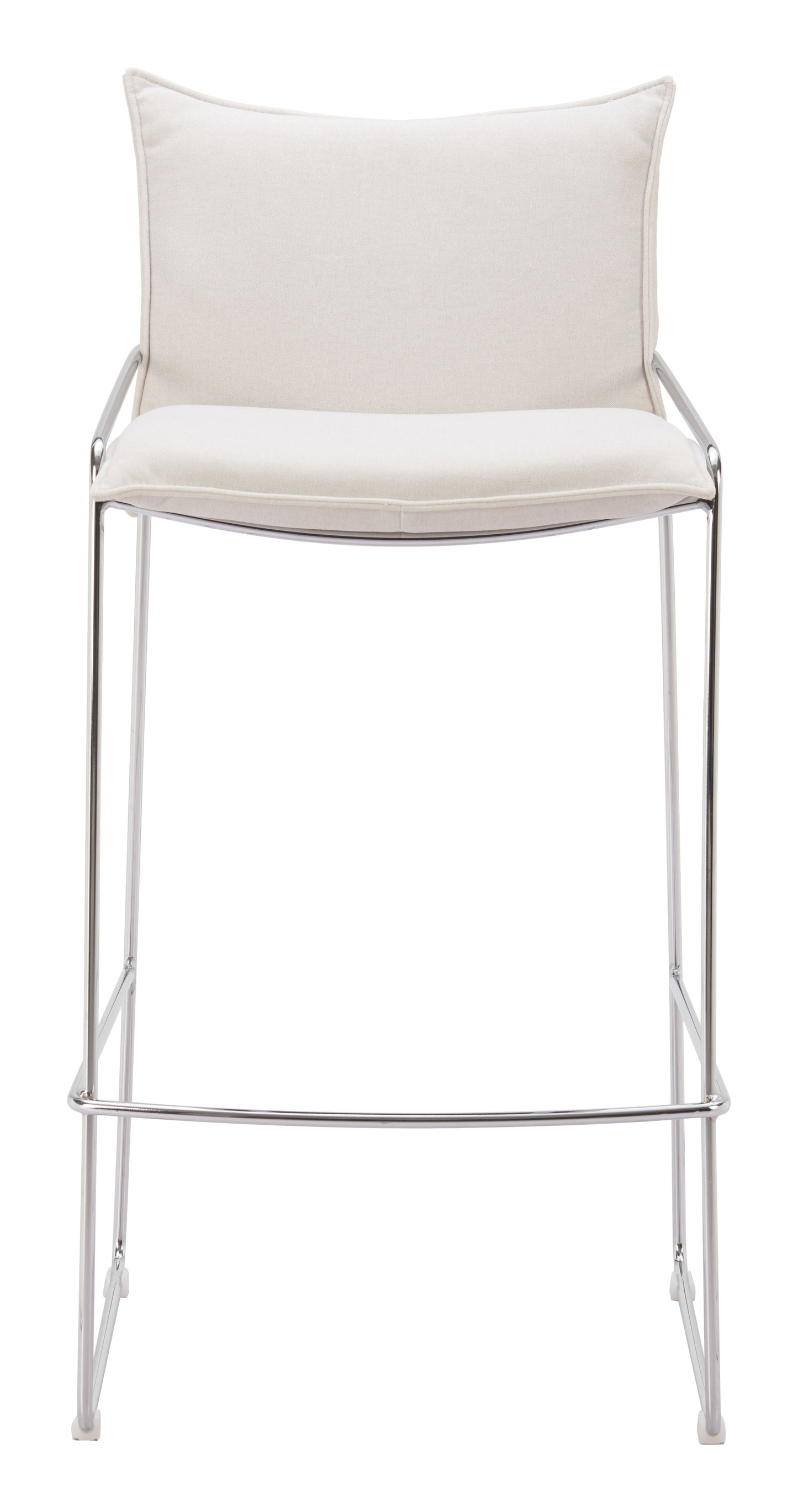Pola White Barstool - Ornate Home