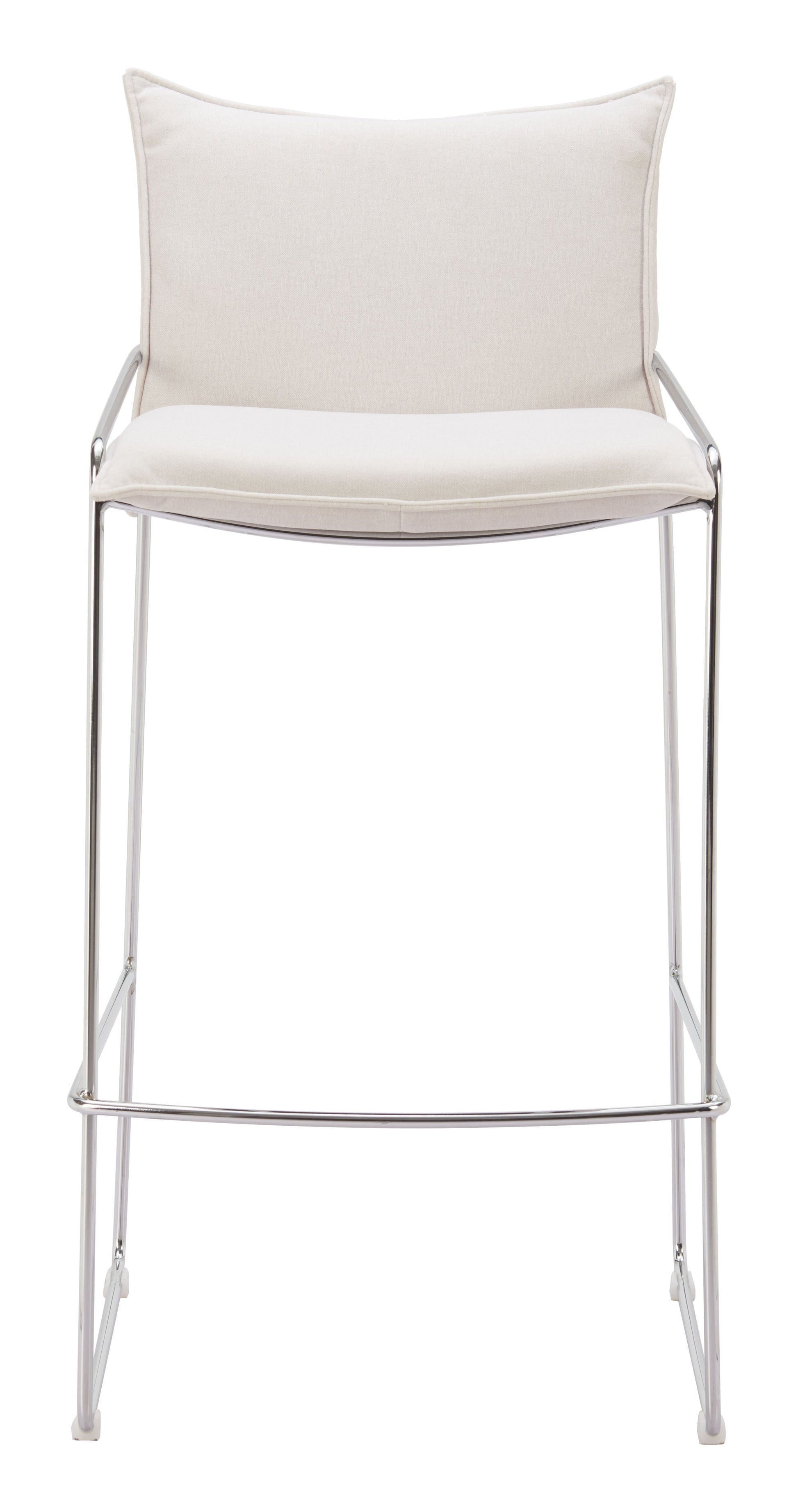 Pola White Barstool - Ornate Home