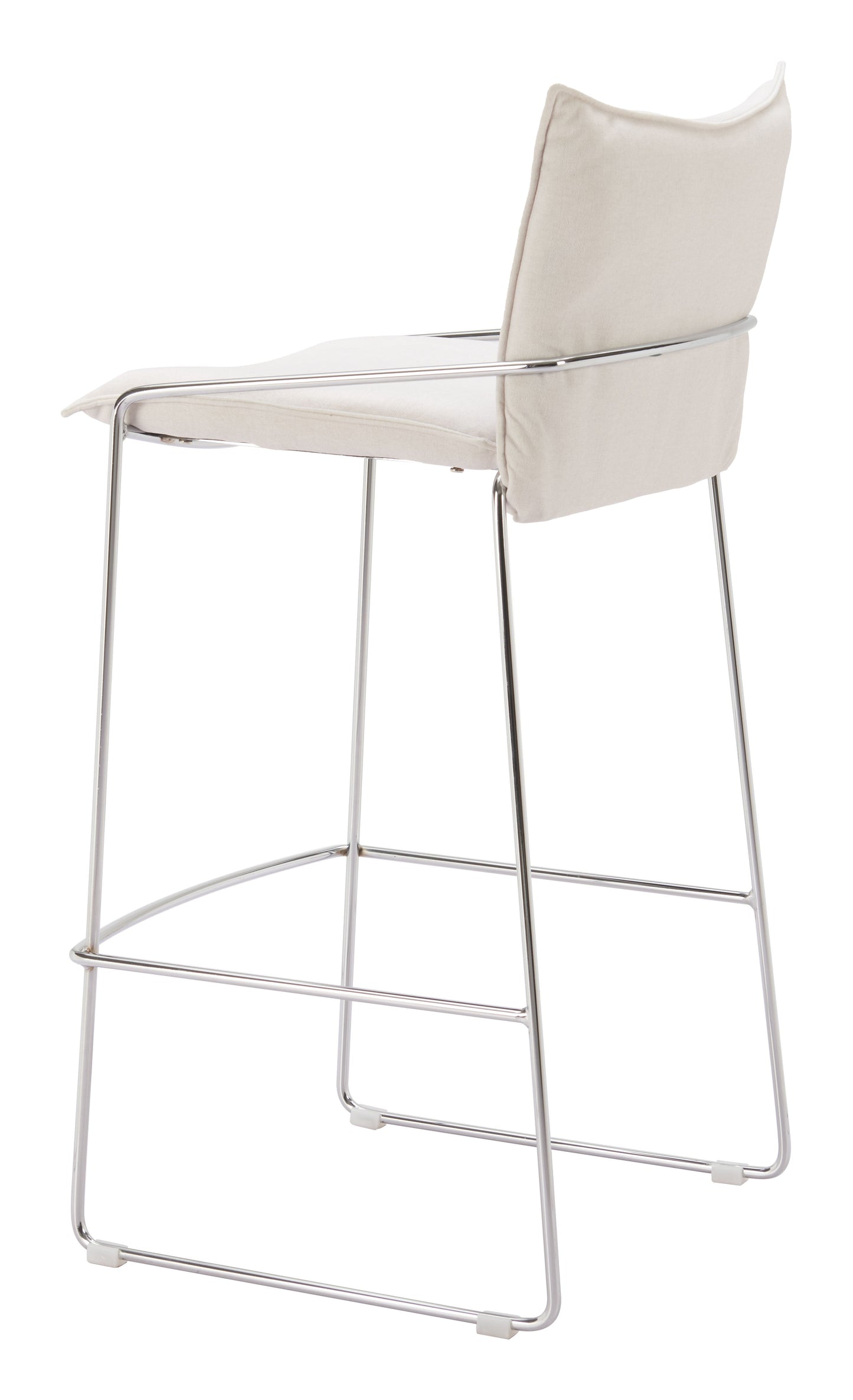 Pola White Barstool - Ornate Home