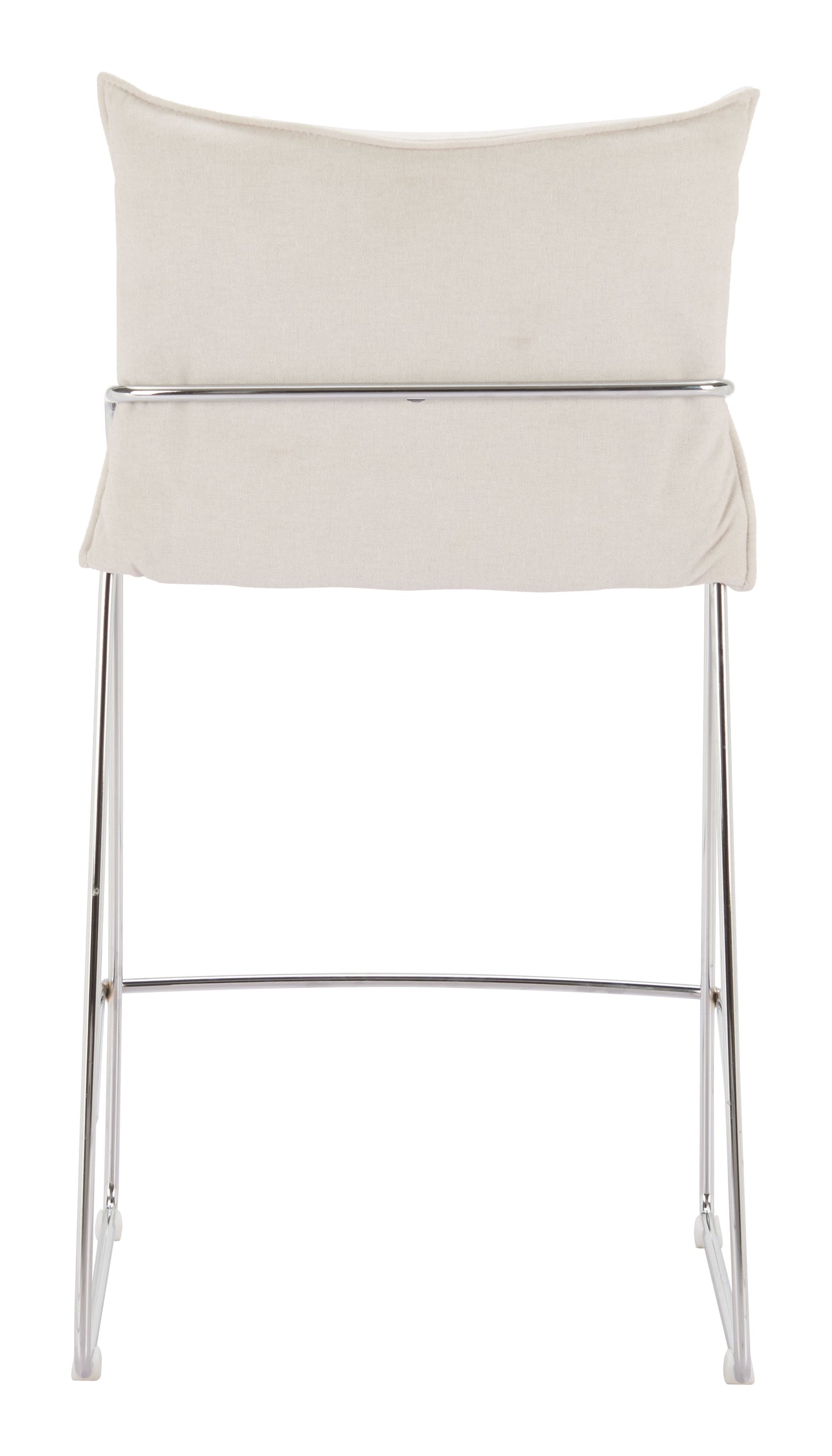 Pola White Counter Stool - Ornate Home