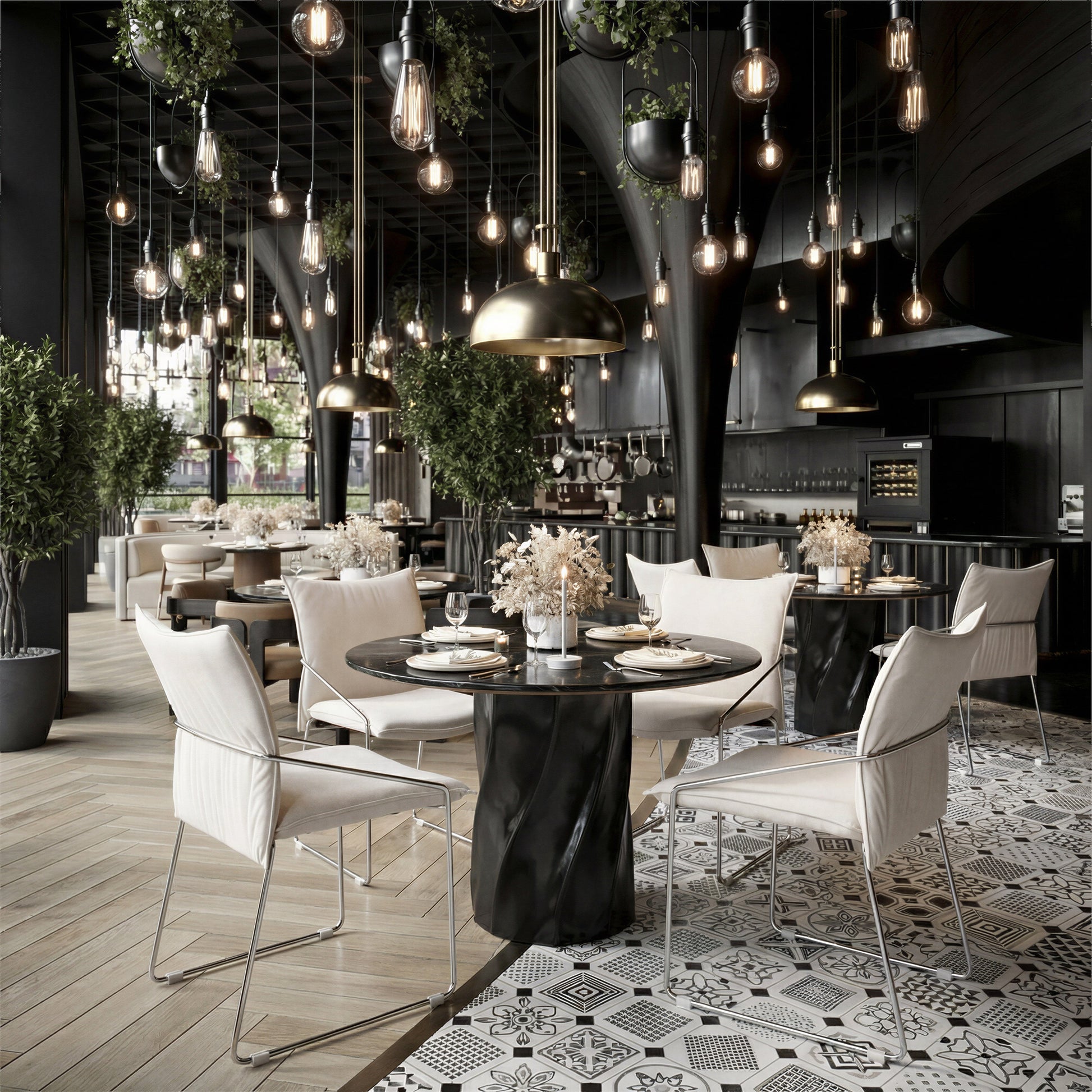 Pola White Dining Chair (Set of 2) - Ornate Home