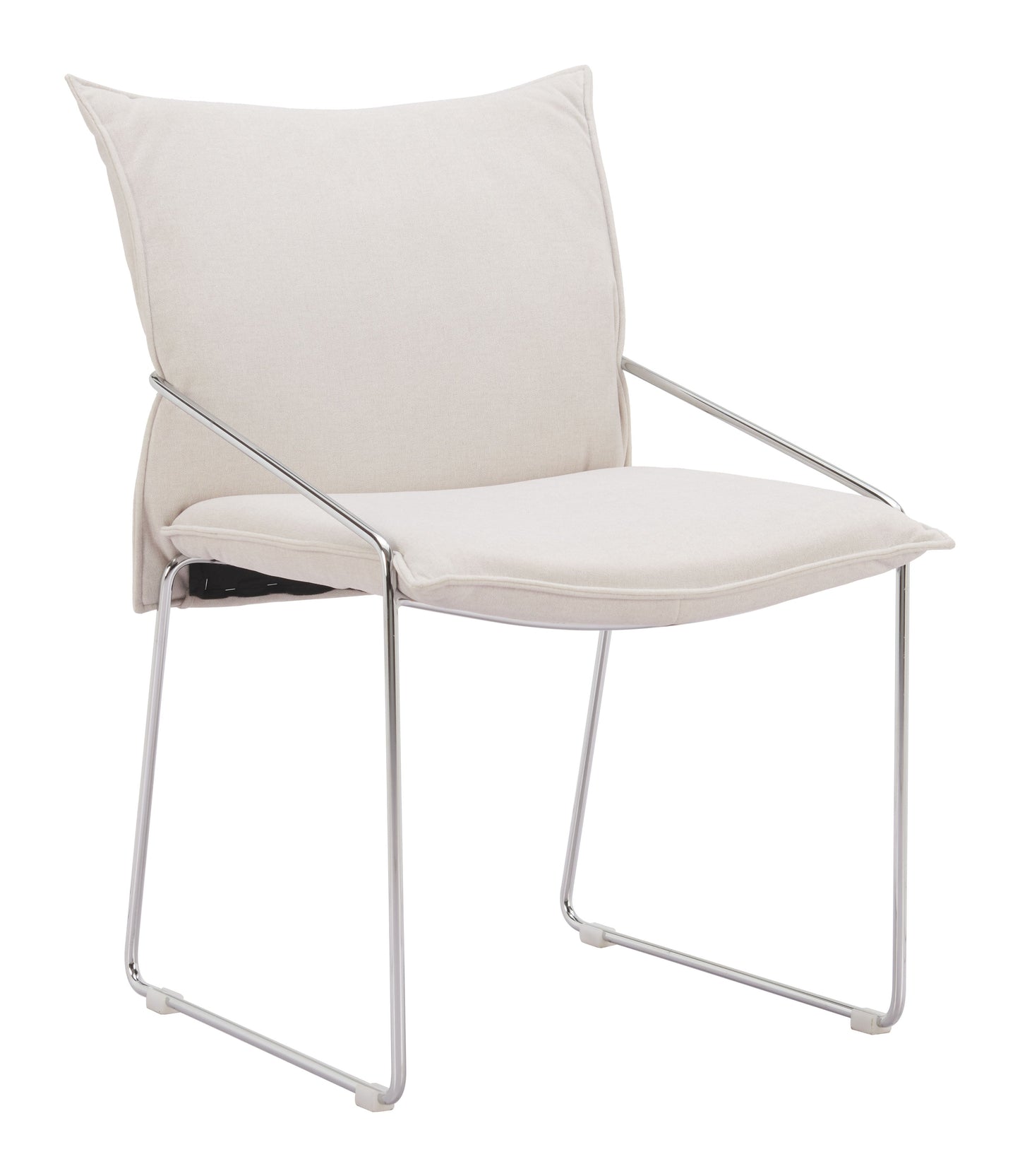 Pola White Dining Chair (Set of 2) - Ornate Home