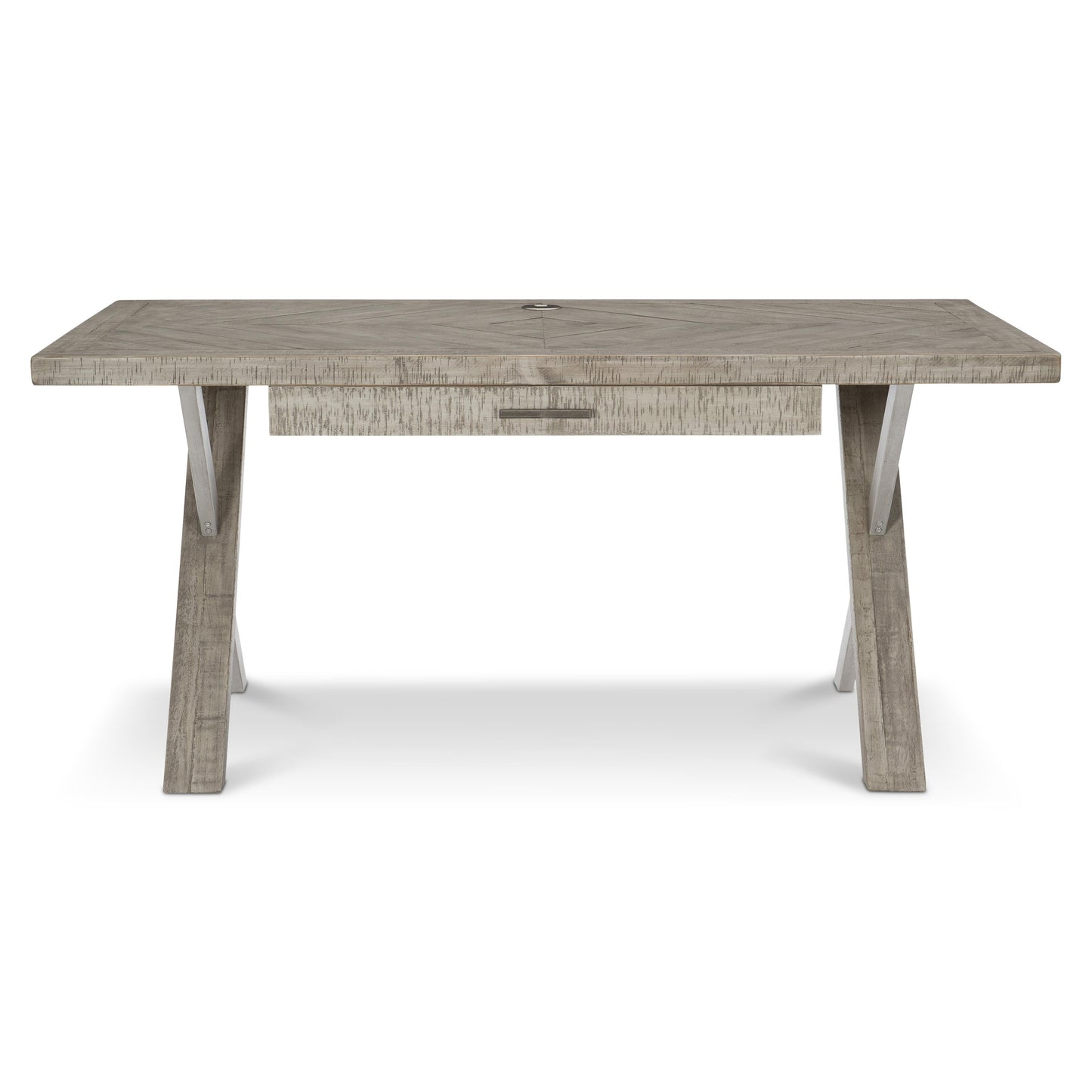 Polk Glazed Silver/Morel Desk - Ornate Home