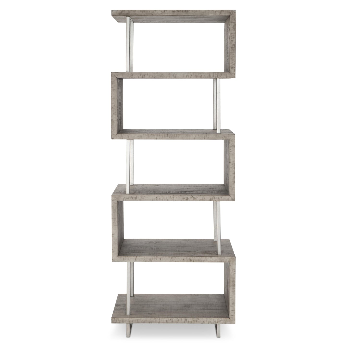 Polk Glazed Silver/Morel Etagere - Ornate Home