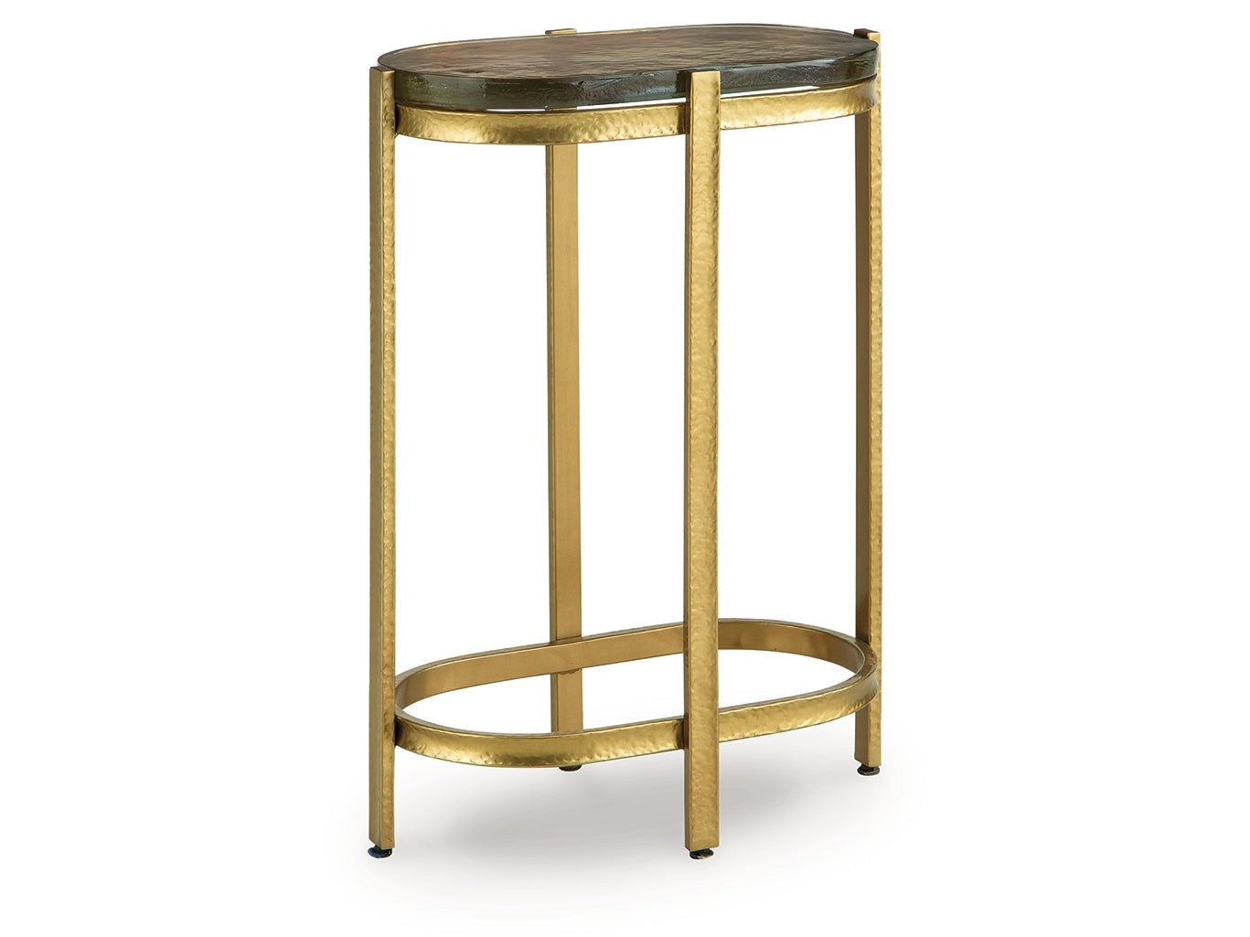 Porterville Gold Accent Table- Viva Furn