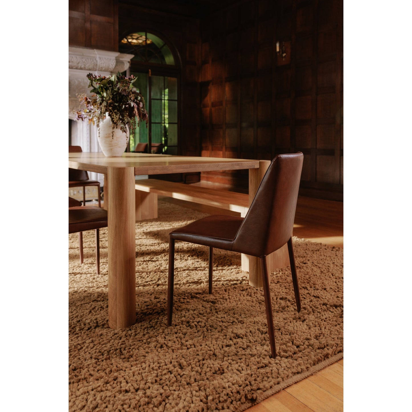 Post Natural Large Dining Bench - Ornate Home