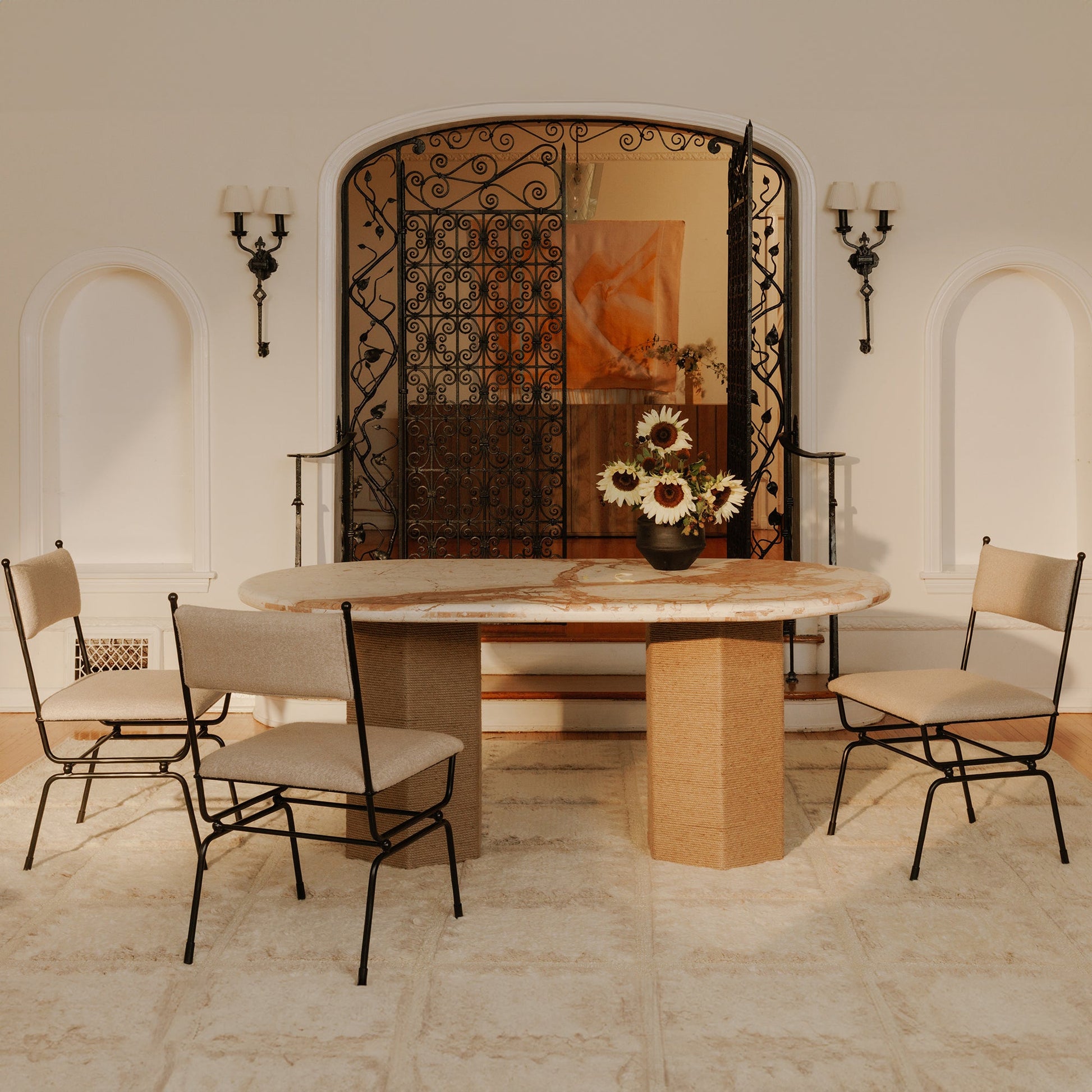 Posta Beige Dining Chair - Ornate Home