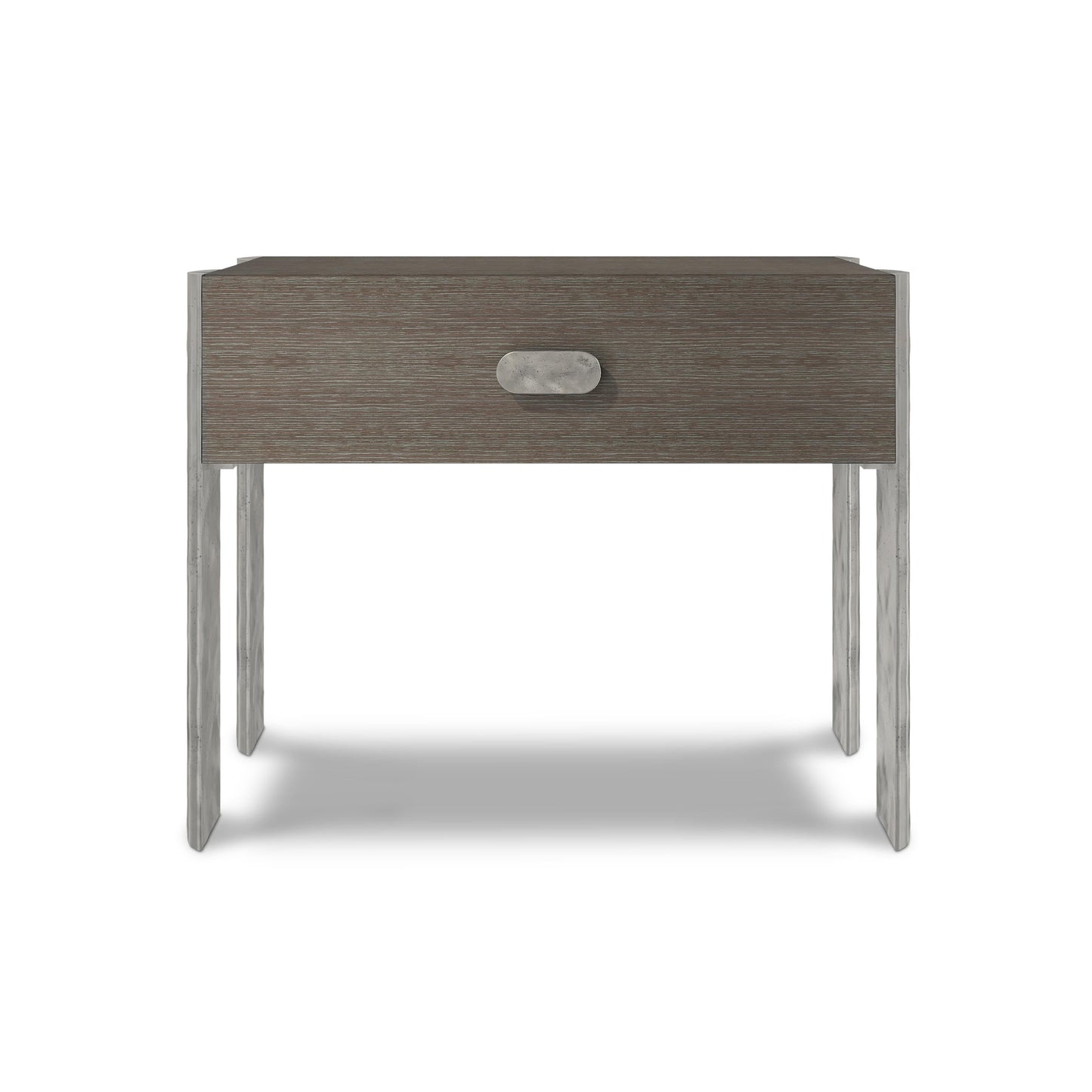 Prado Bright Graphite/Porcini Nightstand - Ornate Home
