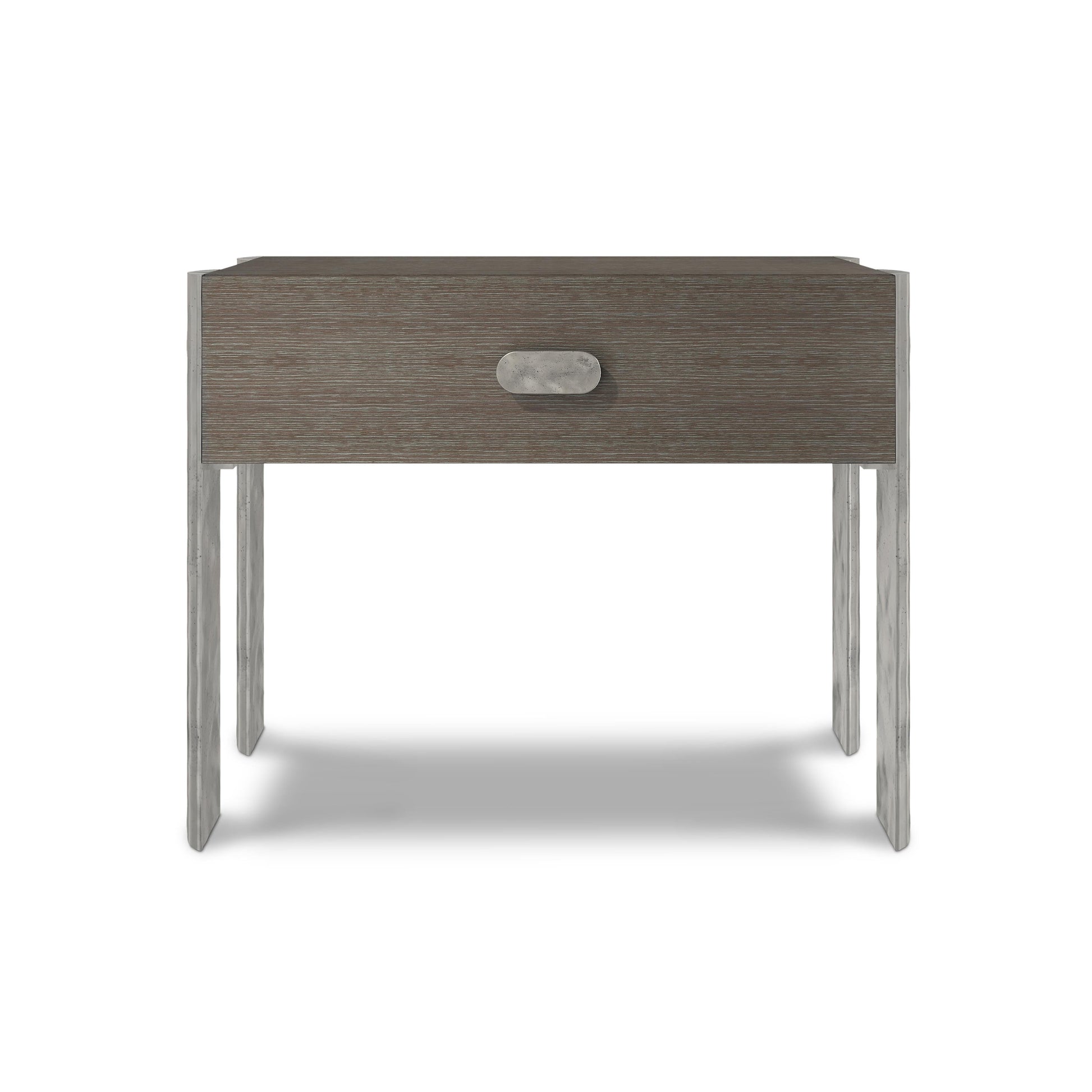 Prado Bright Graphite/Porcini Nightstand - Ornate Home
