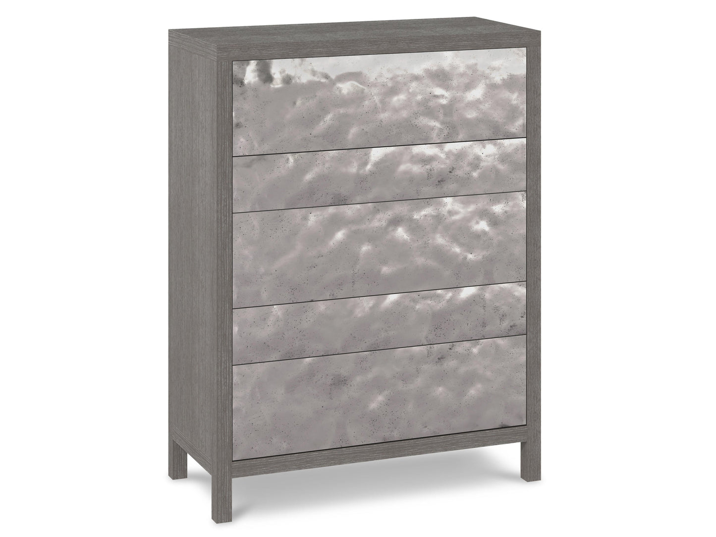 Prado Bright Graphite/Porcini Tall Drawer Chest - Ornate Home